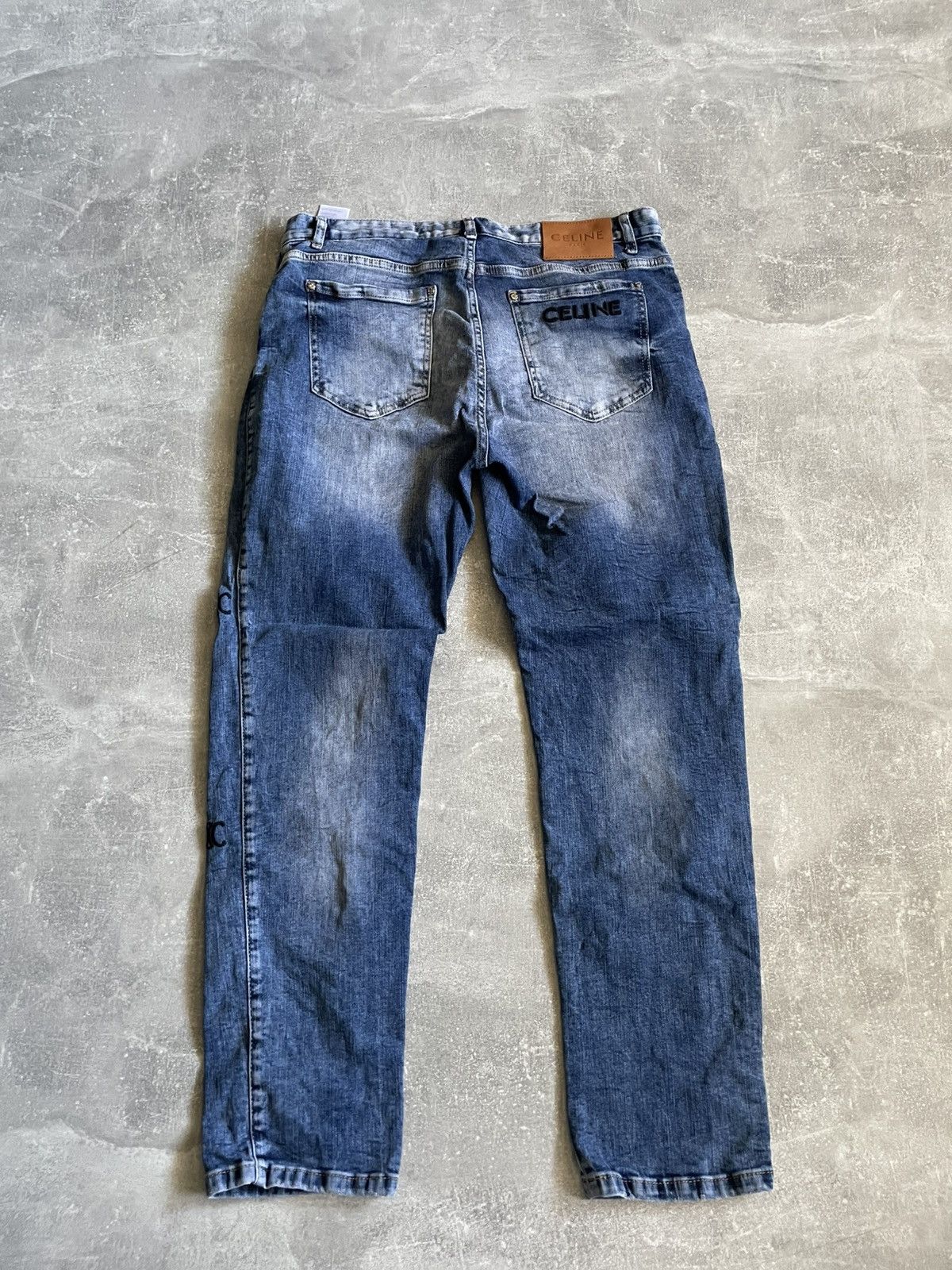 Celine Celine Paris Jeans Monogramm denim pants old money Size 33" - 1 Thumbnail