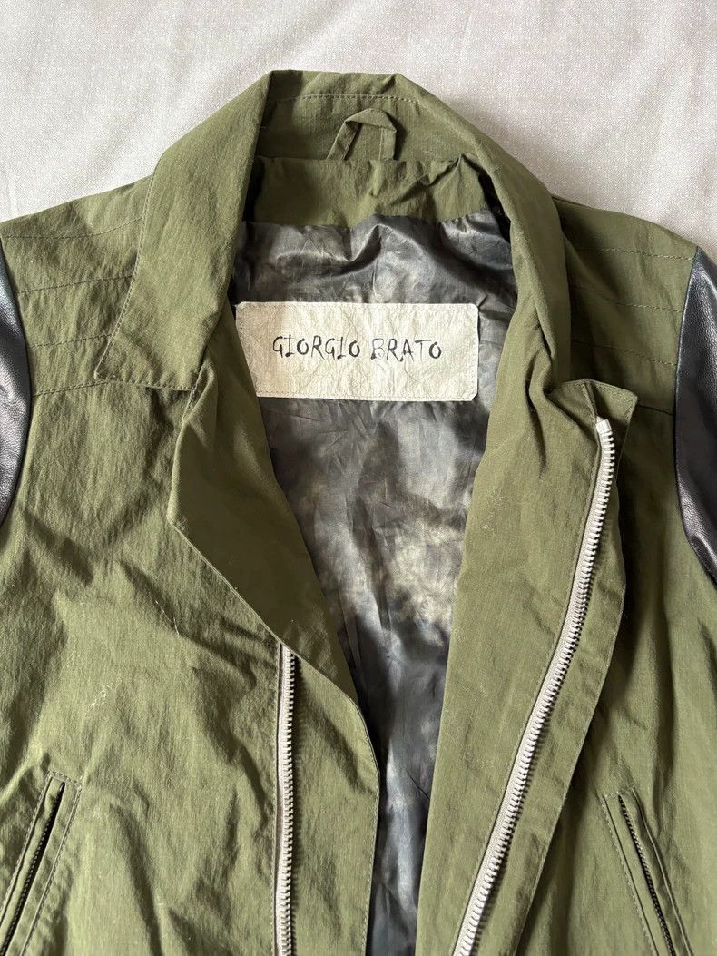 Yohji Yamamoto Giorgio Brato Vintage Leather Jacket Coat-2506 Size M / US 6-8 / IT 42-44 - 9 Thumbnail