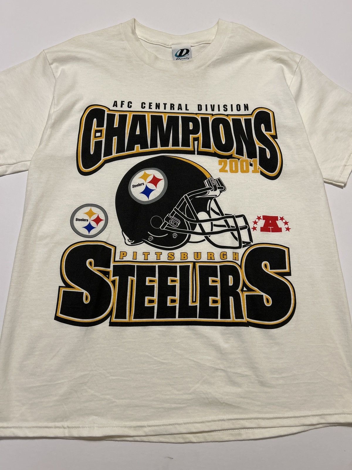 NFL Vintage Pittsburg Steelers 2001 AFC Champions Tshirt Size US L / EU 52-54 / 3 - 1 Thumbnail
