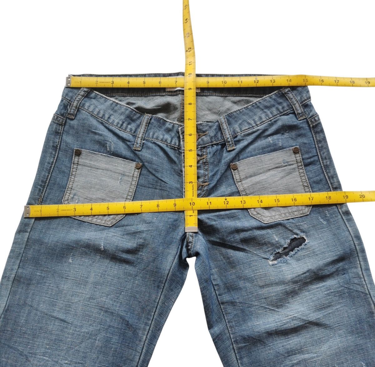 If Six Was Nine LE CATS LOWWAIST WIDE FLARE LEG STYLE LGB IF6WASNINE 🟦 Size 30" / US 8 / IT 44 - 9 Thumbnail