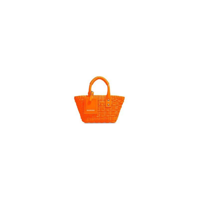 Balenciaga o1s1rm0725 Size: OS / Bistro XXS Basket With Strap in Orange Size ONE SIZE - 1 Thumbnail