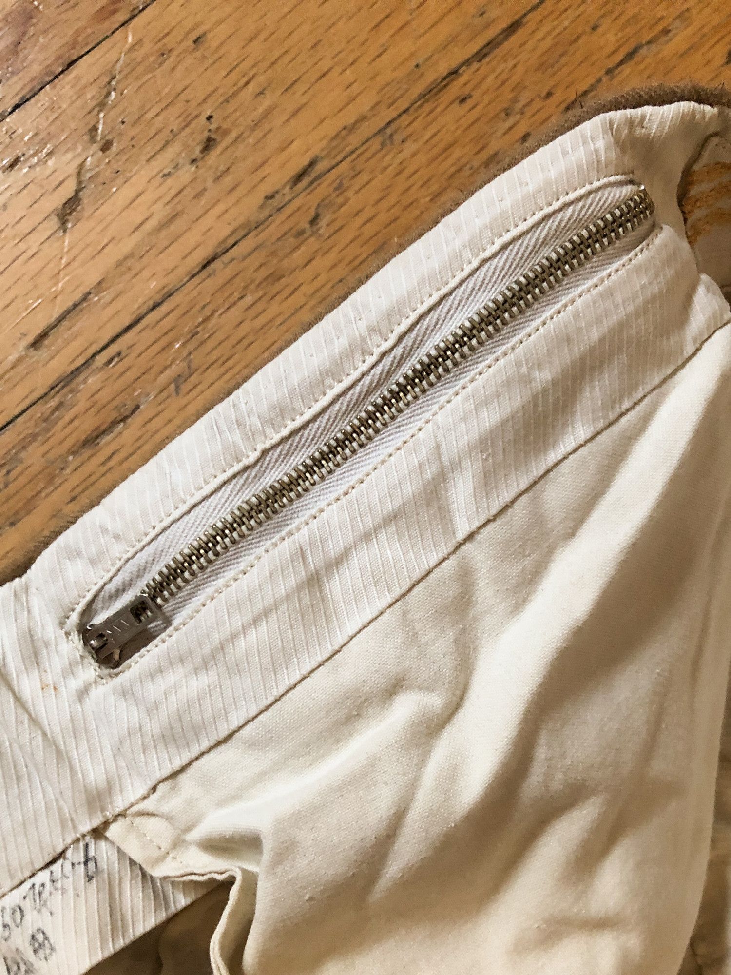 Vintage 70s Tan Casual Pants with Hidden Pockets Size US 27 - 4 Thumbnail