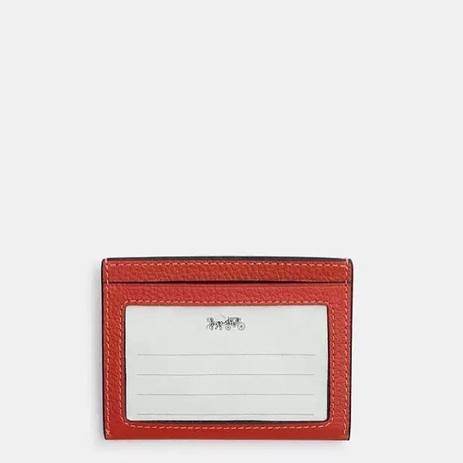 Coach NWT Coach Slim ID Card Case CP209 Leather Mango Size ONE SIZE - 4 Thumbnail