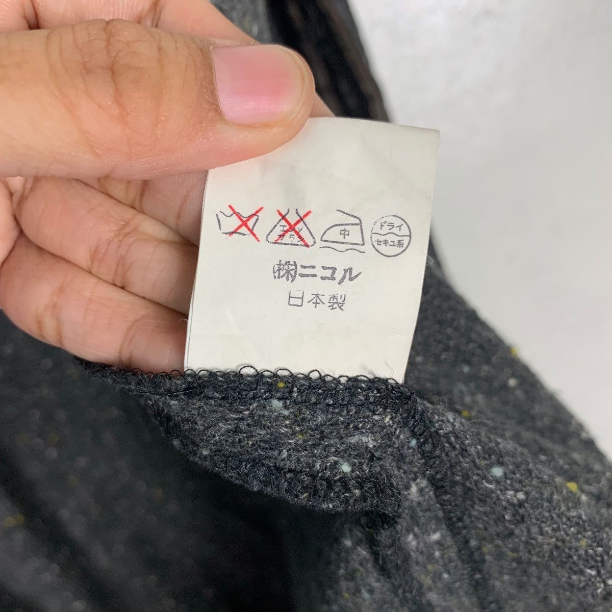 Japanese Brand NICOLE BOUTIQUE Wool Button Jacket #0015-C1 Size US L / EU 52-54 / 3 - 19 Thumbnail