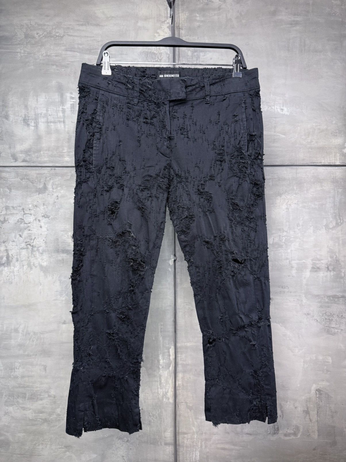 Ann Demeulemeester Distressed pants S Size 30" / US 8 / IT 44 - 1 Thumbnail