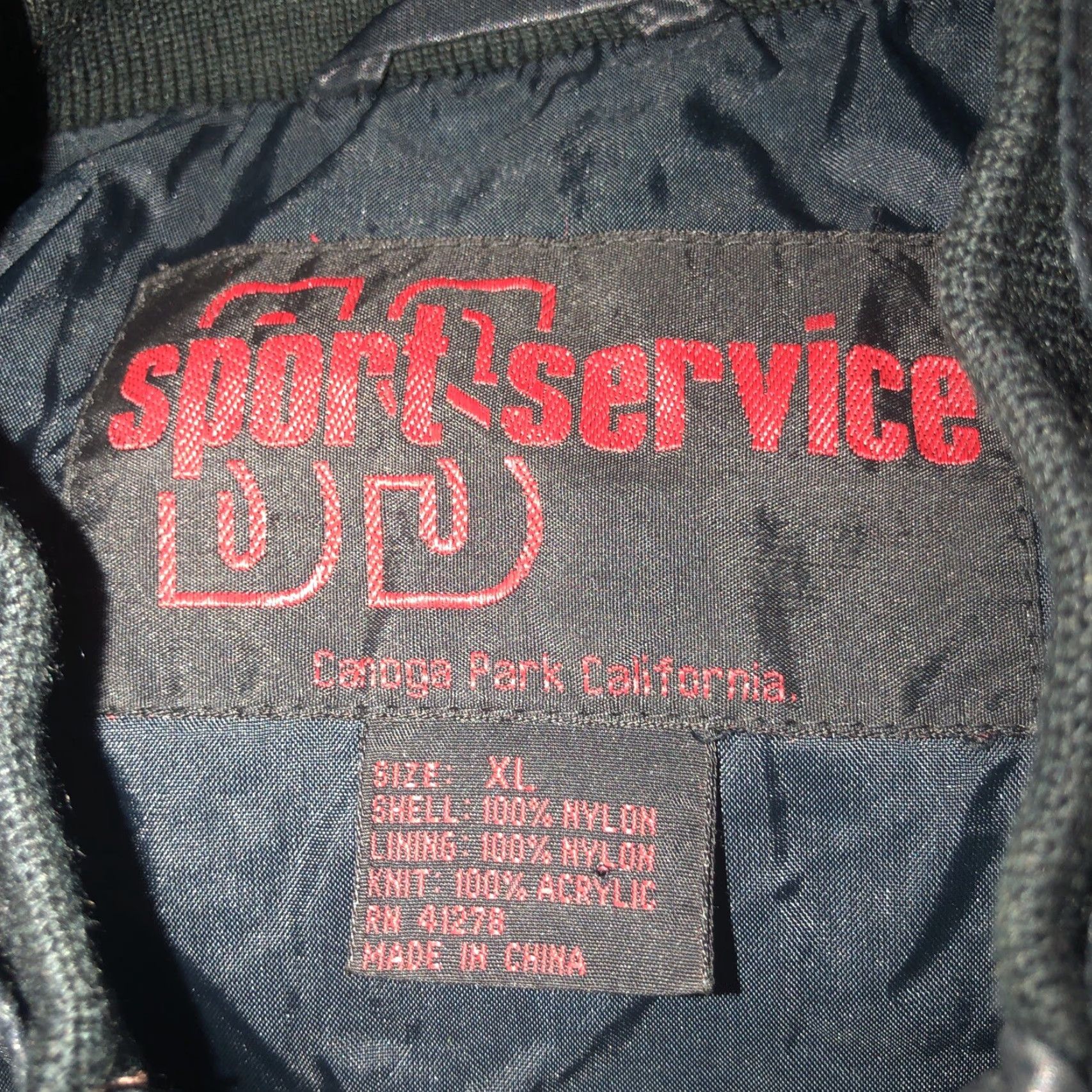 Vintage Vtg Indy 500 Racing Support Service Nylon Jacket Mens XL Black Size US XL / EU 56 / 4 - 5 Thumbnail