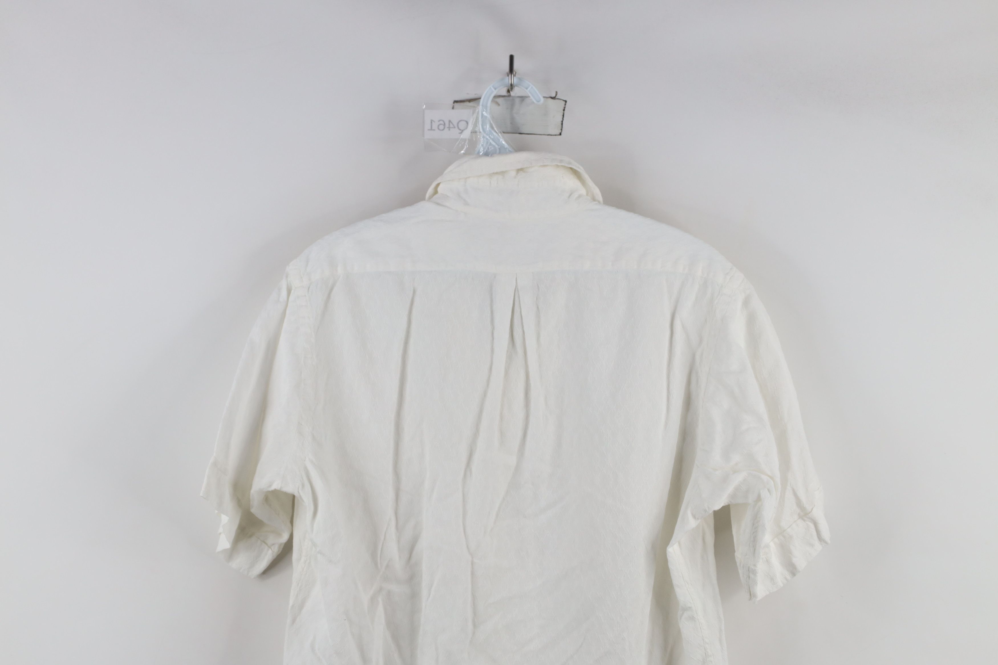 Vintage Vintage 50s Streetwear Diamond Short Sleeve Button Shirt Size US M / EU 48-50 / 2 - 11 Thumbnail