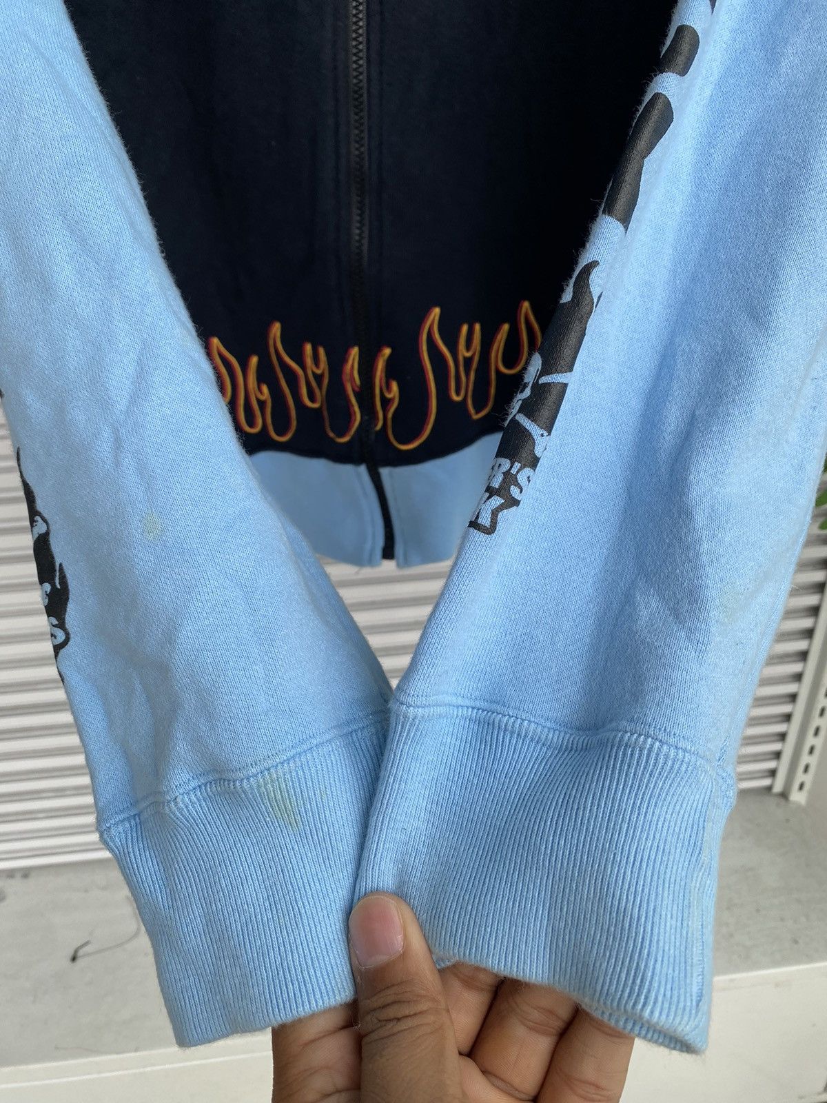 Japanese Brand Vintage Super Lovers Fired Skulls Hoodies / Travis Scott Size US M / EU 48-50 / 2 - 7 Thumbnail