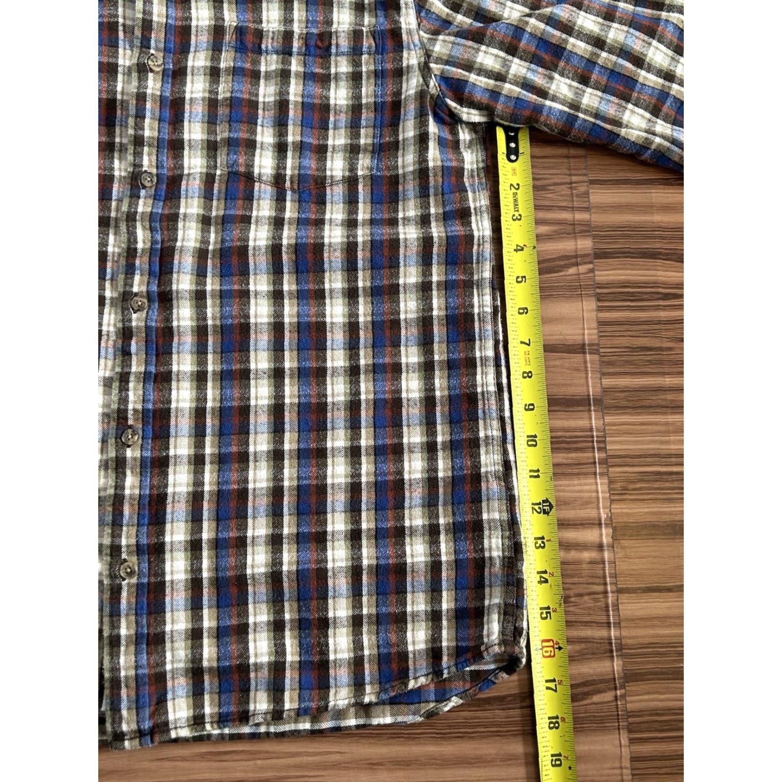 Mountain Khakis Mountain Khakis Shirt Mens Medium Brown Plaid Flannel Jackson Hole Button-Up Long Sleeve Collared Casual Western Workwear Size US M / EU 48-50 / 2 - 3 Thumbnail