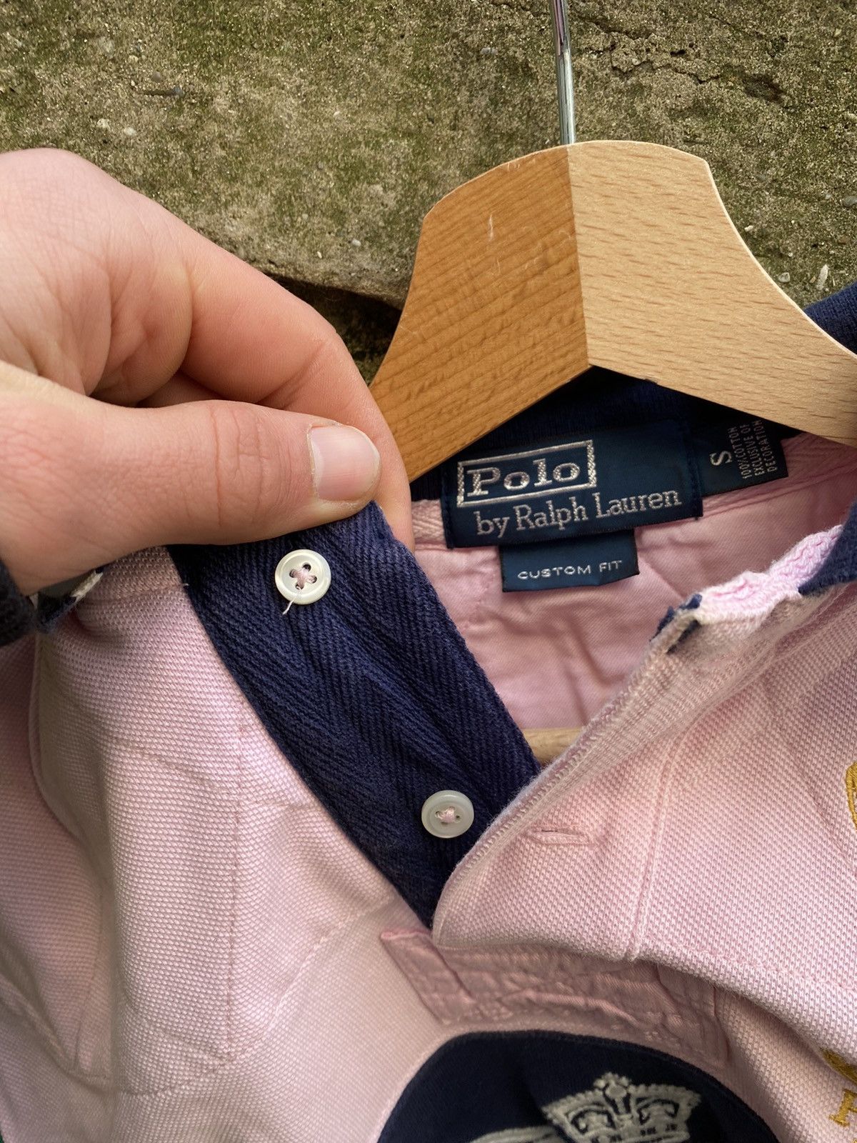 Polo Ralph Lauren × Vintage Vintage Polo Ralph Lauren Bleecker Big Embroidered Logo Polo Size US S / EU 44-46 / 1 - 3 Thumbnail