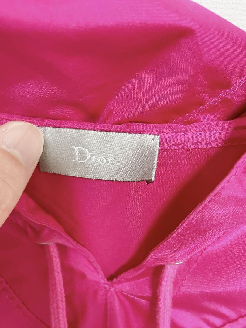 Dior × Kris Van Assche Magenta rare silk dolman anorak jacket Size US S / EU 44-46 / 1 - 9 Thumbnail