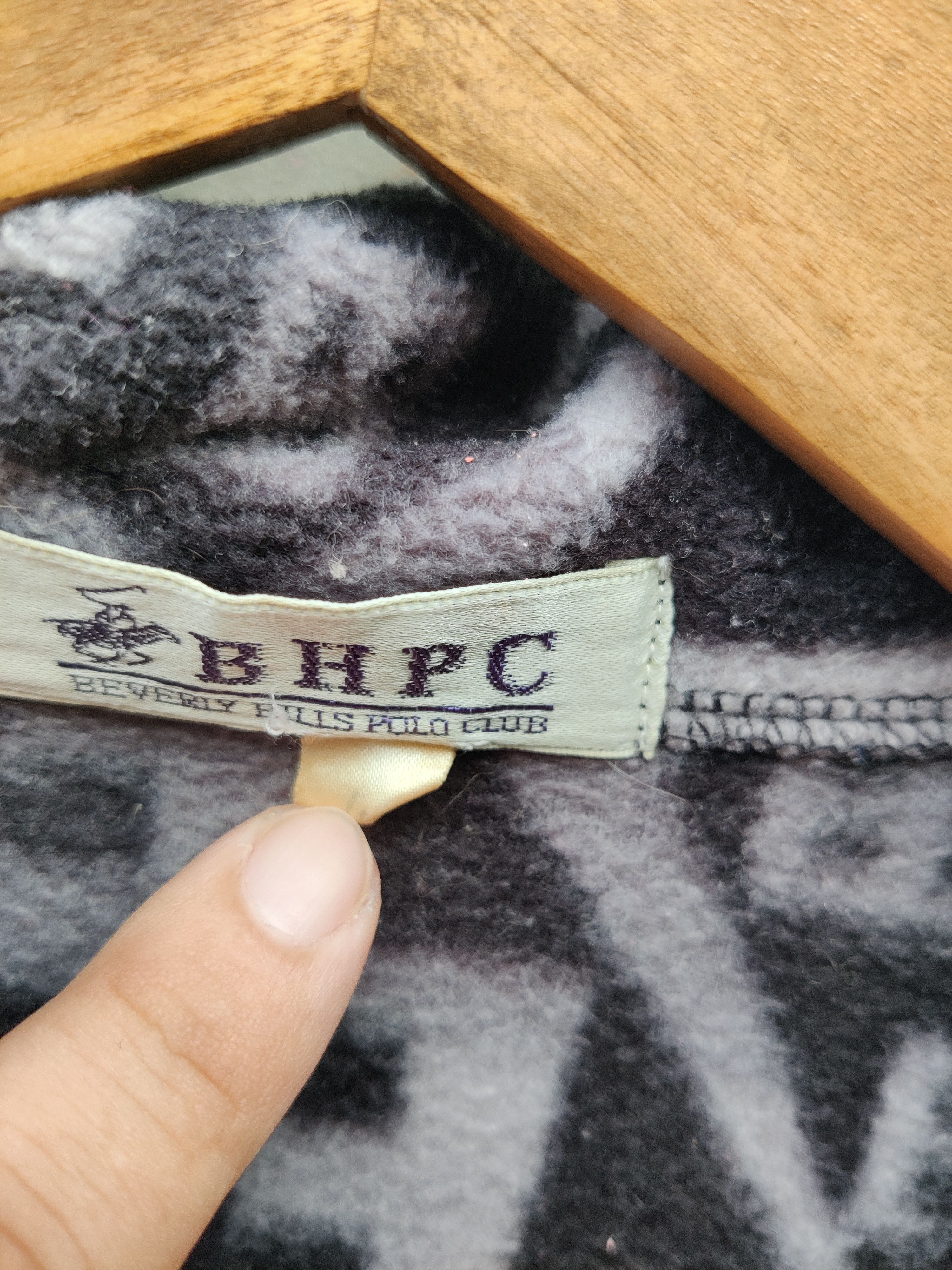 Beverly Hills Polo Club Vintage Beverly Hills Polo Digital Printed Fleece Jacket Size US XL / EU 56 / 4 - 5 Thumbnail