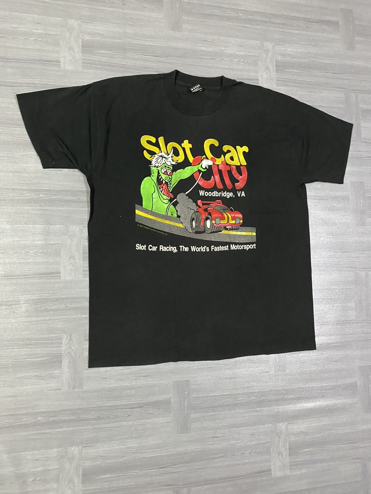 Vintage Vintage 90s Slot Car City Woodbrige VA Size US XL / EU 56 / 4 - 3 Thumbnail