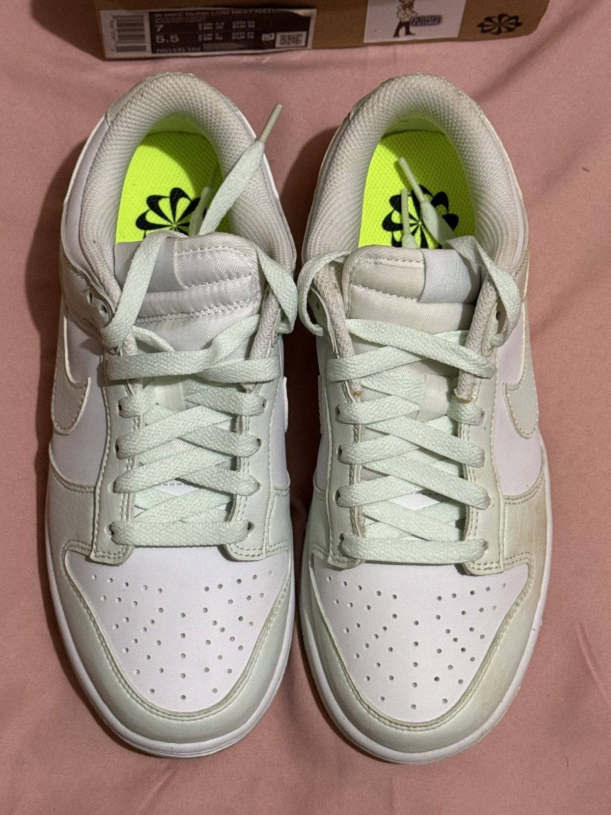 Nike Nike Dunk Low Next Nature Barely Green Size US 7 / IT 37 - 3 Thumbnail