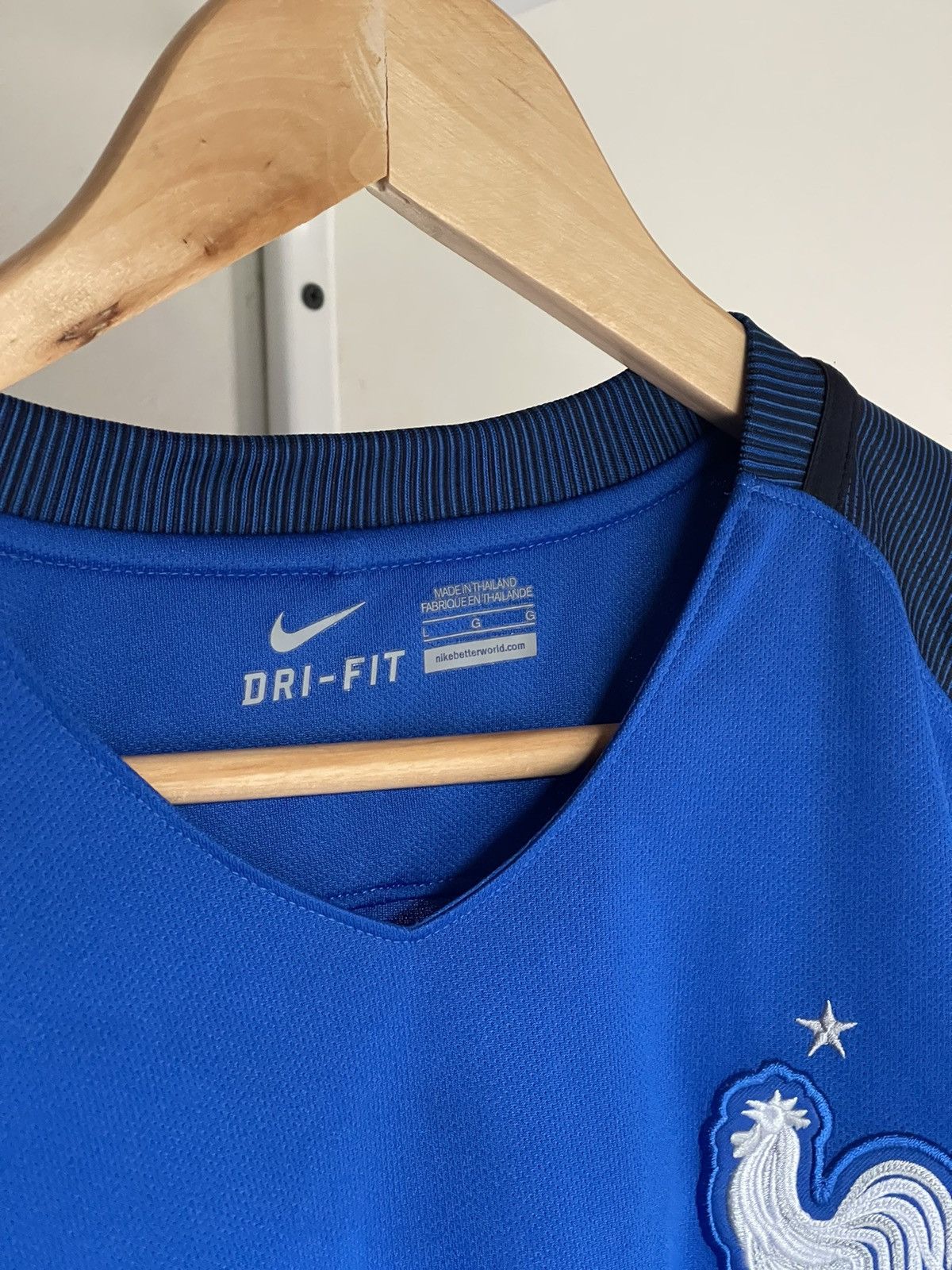 Other 2016 Nike France soccer jersey Size US L / EU 52-54 / 3 - 8 Thumbnail