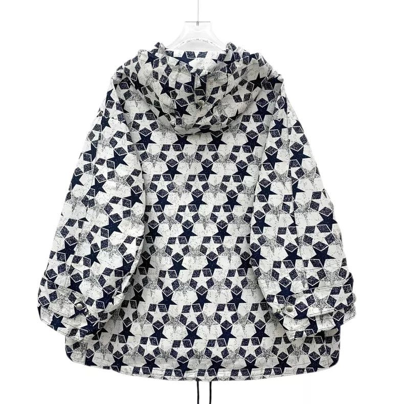 Dior Dior Colour-blocked five-pointed star print full-print hoo Size XS / US 0-2 / IT 36-38 - 2 Thumbnail