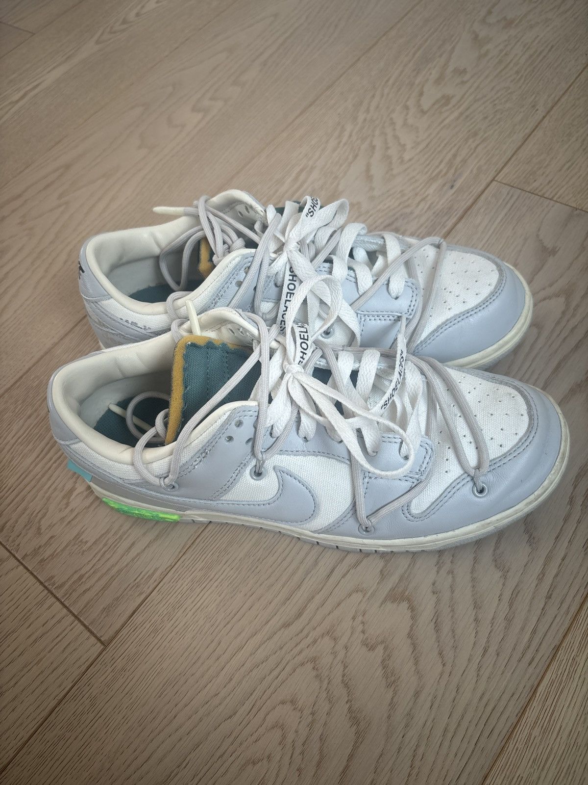Off-White Lot 42 Off White x Nike Low Dunks Size US 7.5 / EU 40-41 - 5 Thumbnail