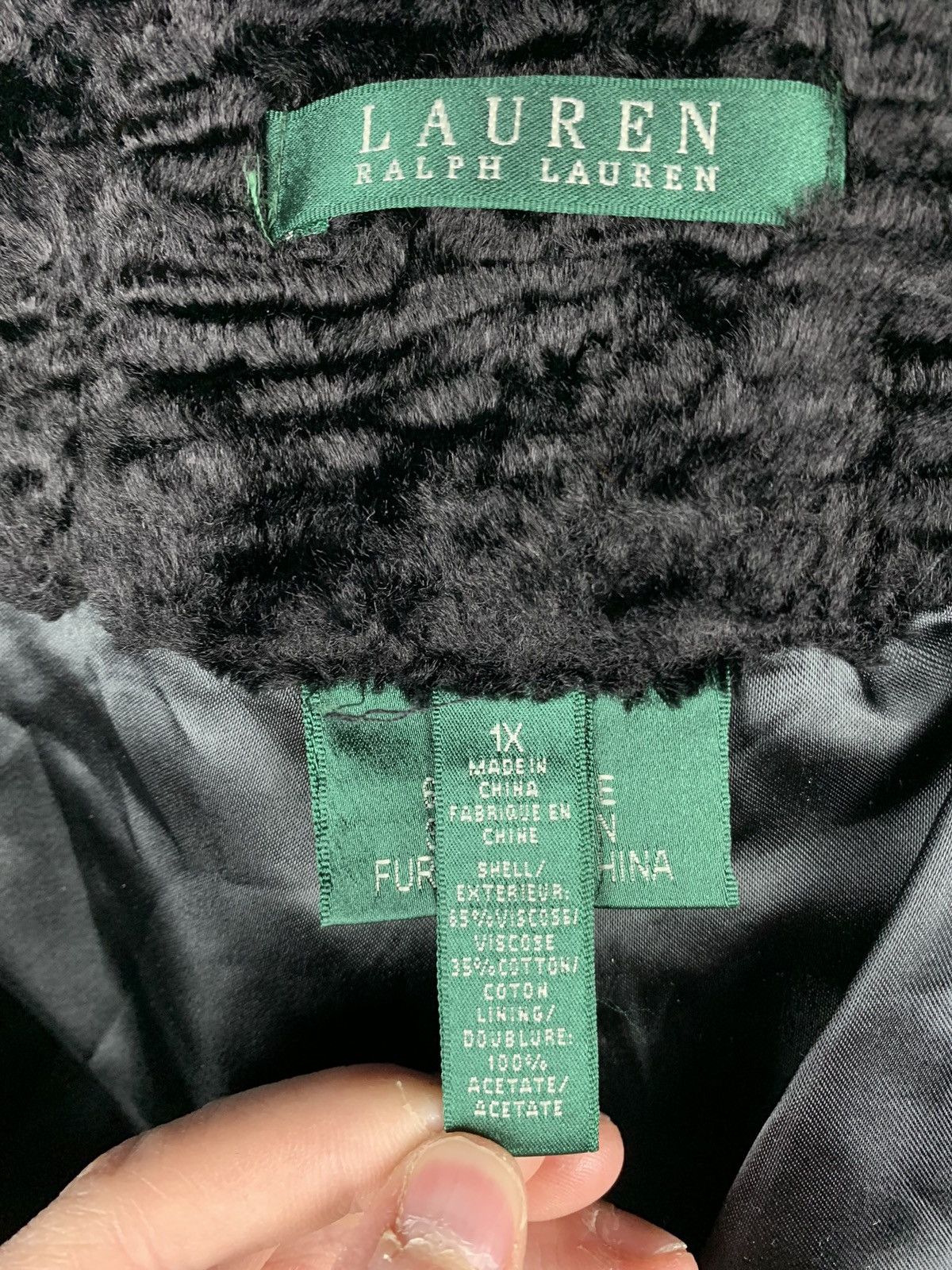 Lauren Ralph Lauren Vintage Y2K Polo Lauren Ralph Lauren Faux Fur Jacket Size 1X Size M / US 6-8 / IT 42-44 - 6 Thumbnail