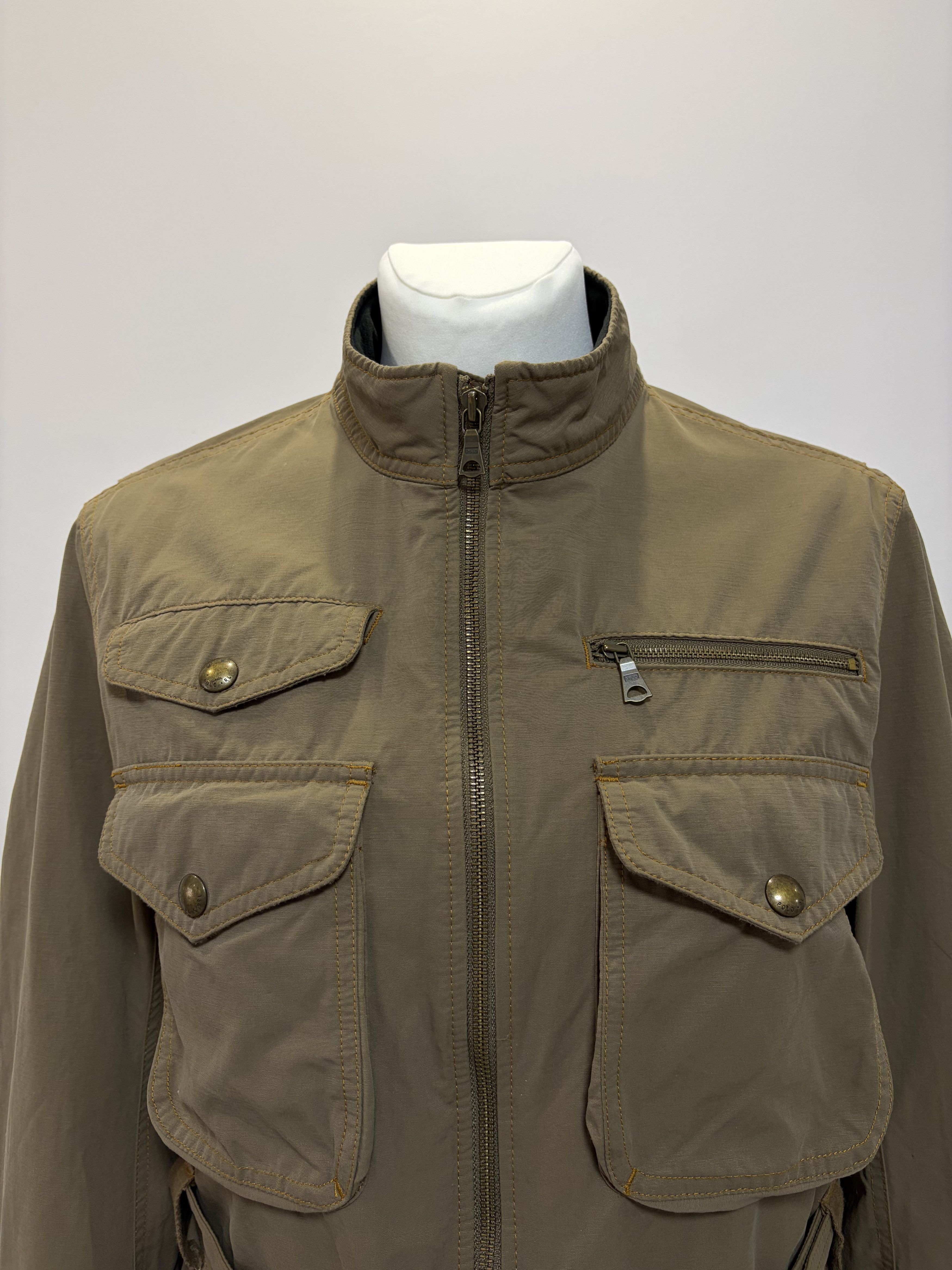 Ralph Lauren Blue Label RALPH LAUREN Belted Utility Jacket Coat RL Polo Vintage Size L / US 10 / IT 46 - 7 Thumbnail