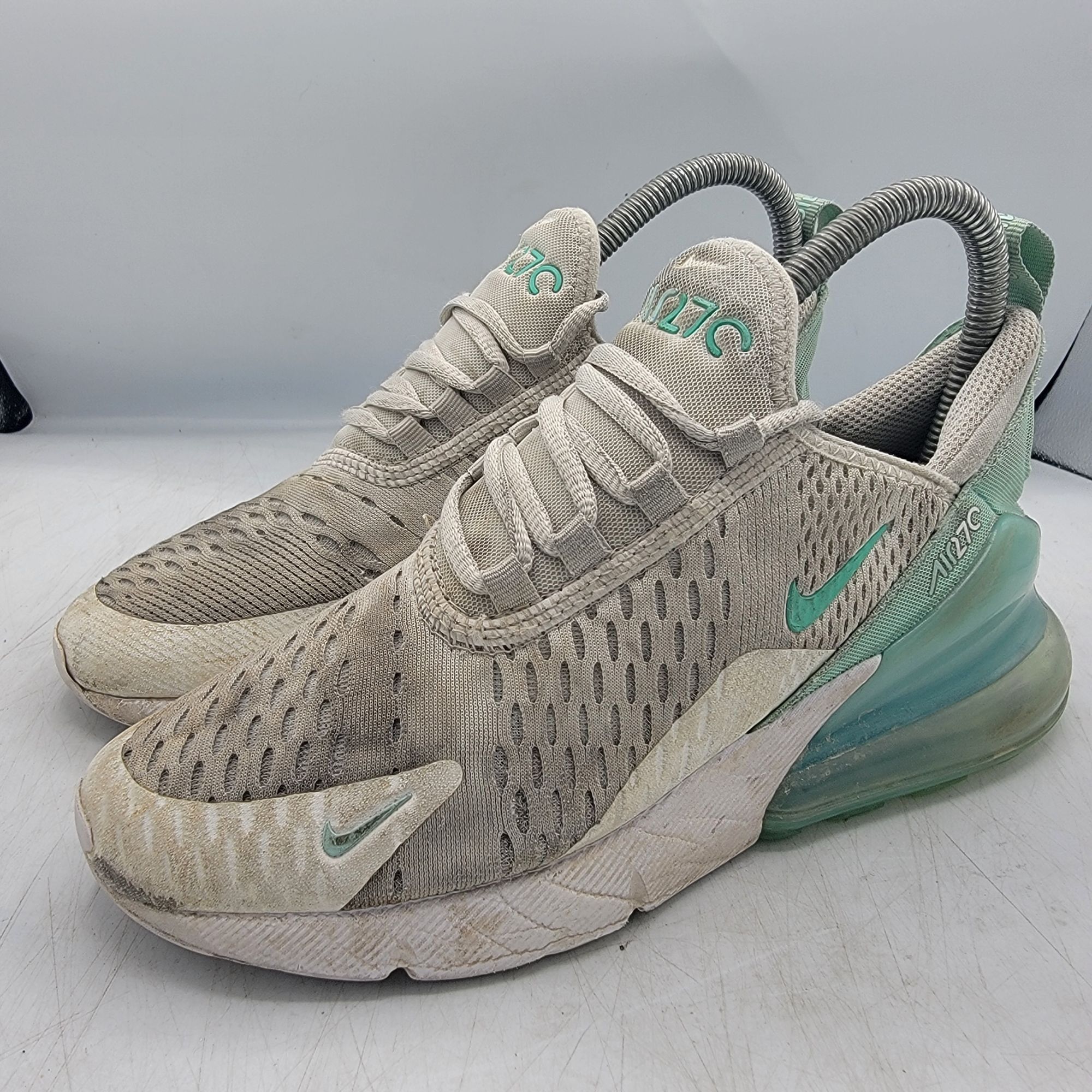 Nike Nike Air Max 270 GS Womens 5.5 Summit White Emerald Rise Sho Size US 5.5 / IT 35.5 - 4 Thumbnail
