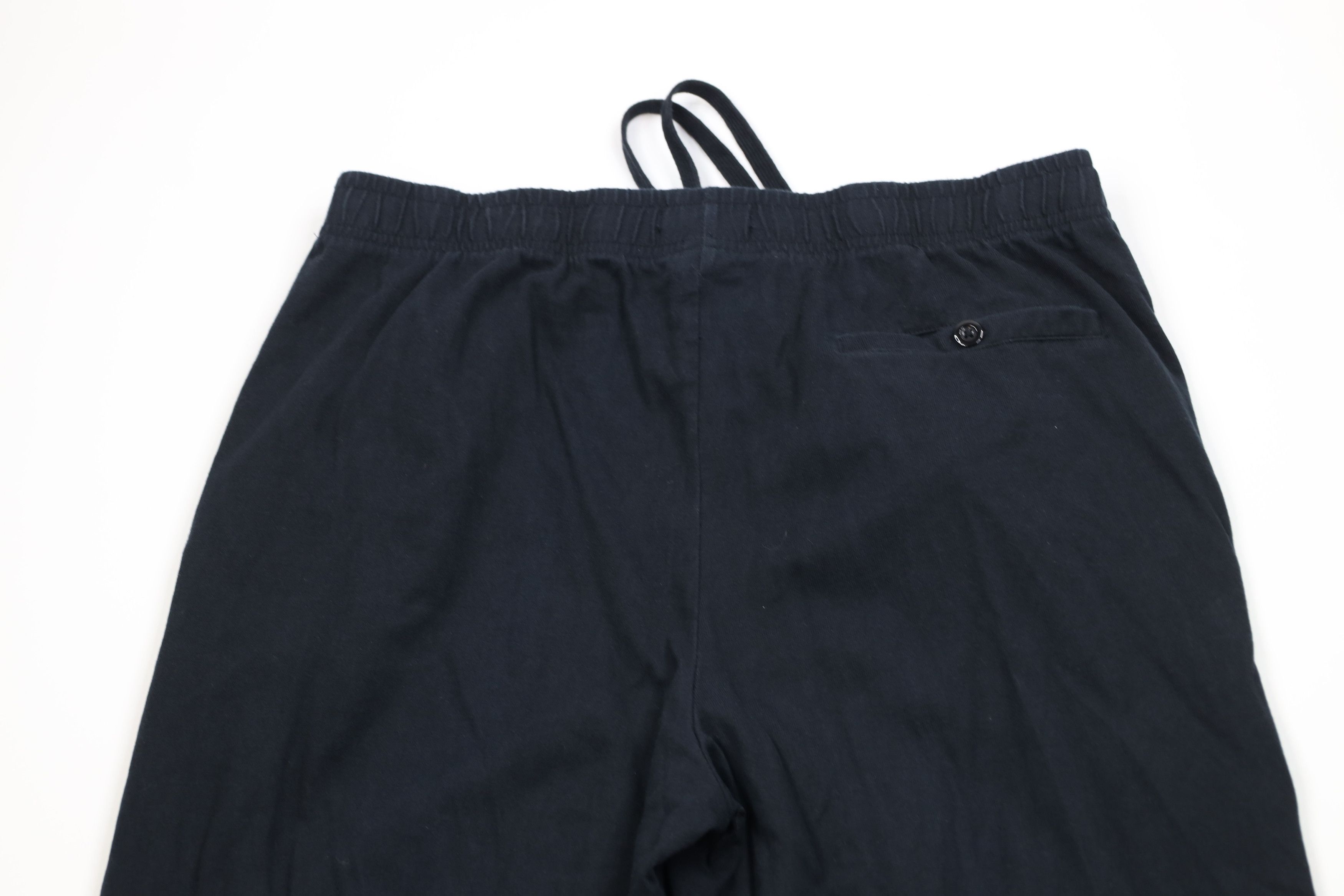 Lands' End Vintage 90s Lands End Blank Cotton Ribbed Knit Pants Black Size US 36 / EU 52 - 9 Thumbnail