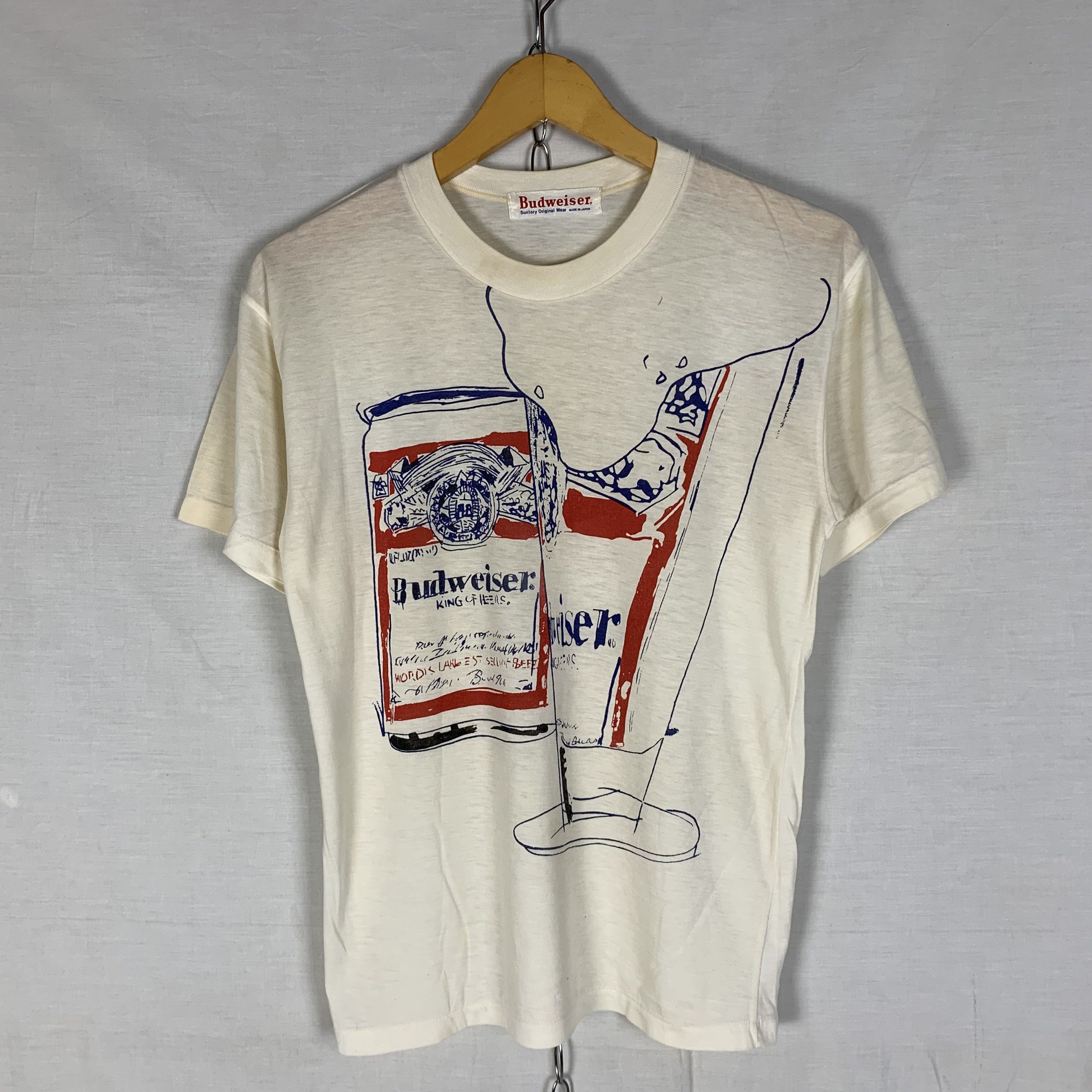Budweiser Vintage 90s Budweiser Tee Size US S / EU 44-46 / 1 - 1 Thumbnail