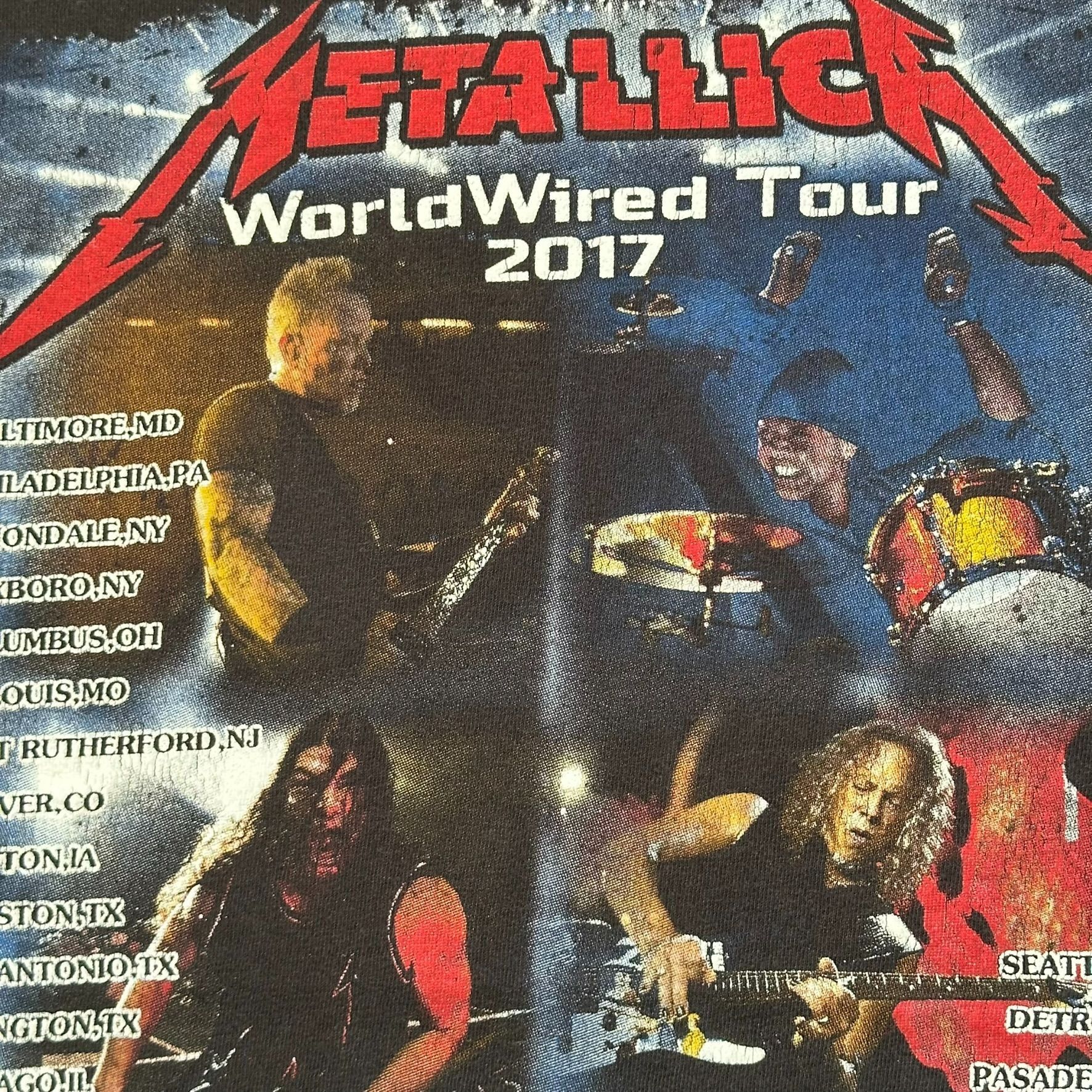 Metallica Metallica Hardwired To Self Destruct WorldWired Tour T-Shirt Size US L / EU 52-54 / 3 - 7 Thumbnail