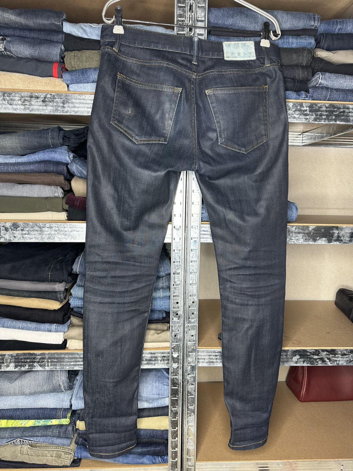 Sandro Sandro Paris Skinny Jeans Men's Size 31 Raw Indigo Denim Size US 31 - 2 Thumbnail