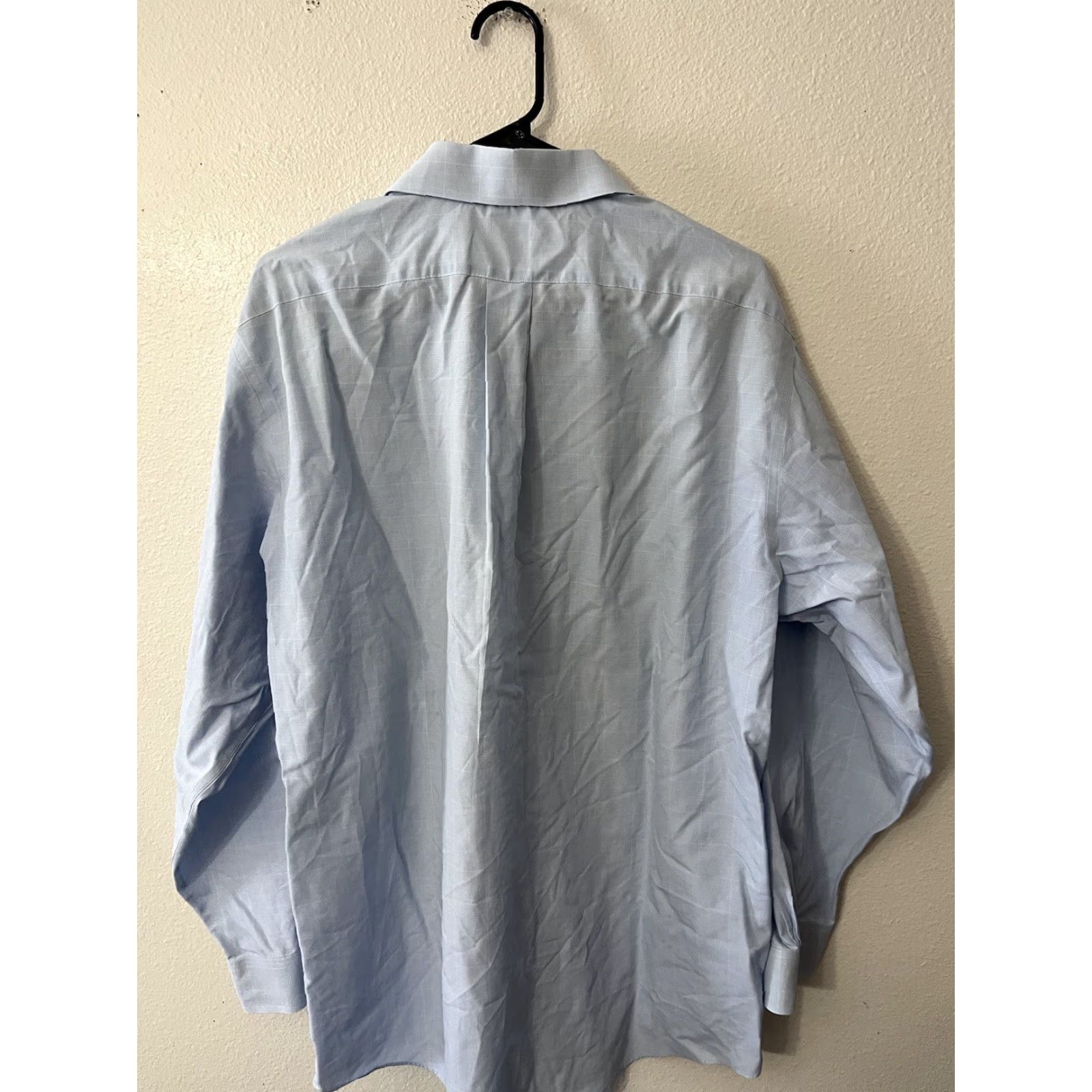 Brooks Brothers Brooks Brothers Blue Plaid Dress Shirt, Adult Large, Non-Iron, 100% Cotton, Regular Fit, Business Casual, Mens Size 46R - 2 Thumbnail