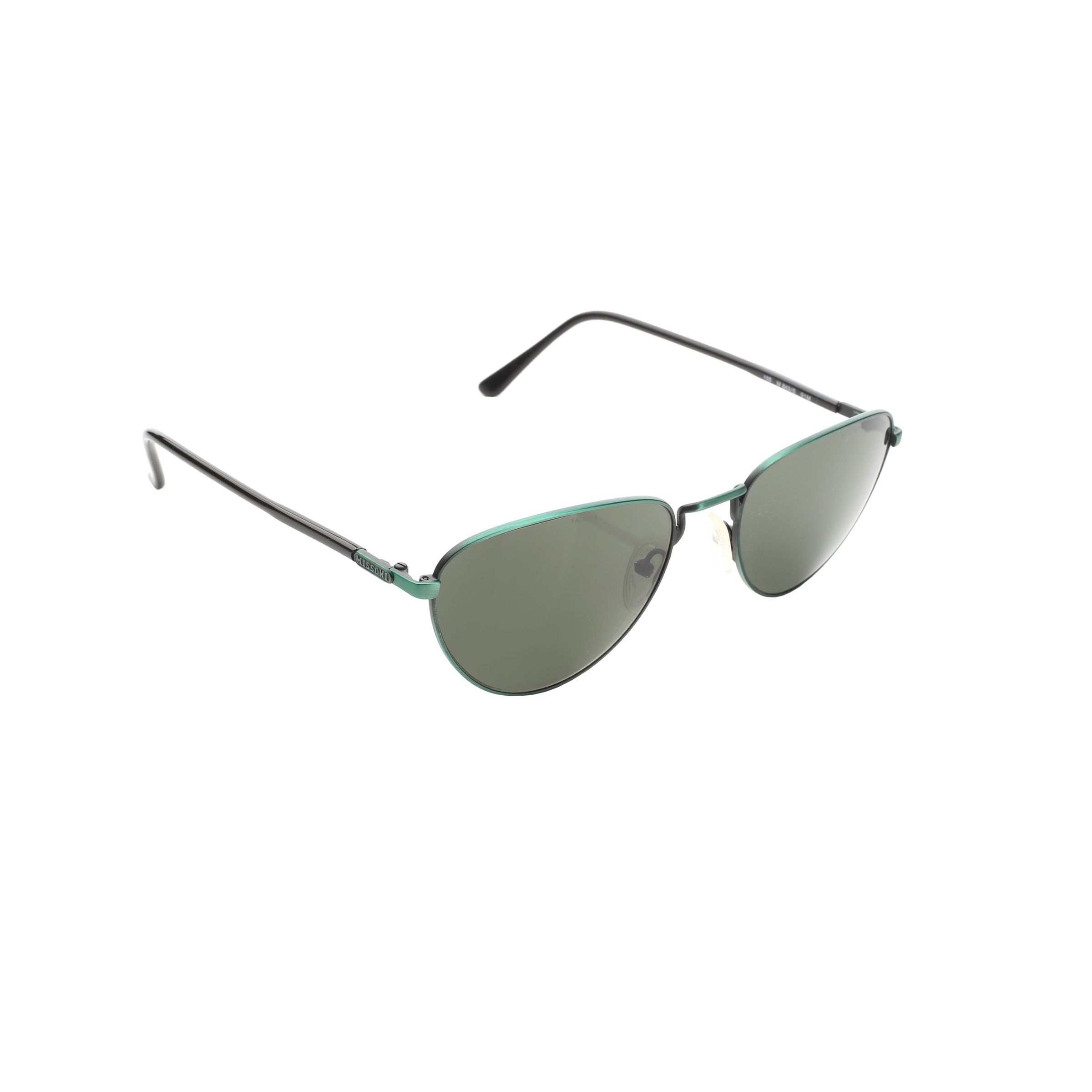 Missoni Missoni 90s Green Metal Traingle Sunglasses Size ONE SIZE - 2 Thumbnail