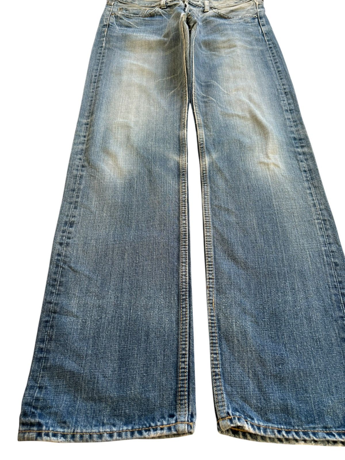 Japanese Brand SALES🔥🔥Vintage DMG Button Fly Faded Wash Jeans Size US 31 - 6 Thumbnail