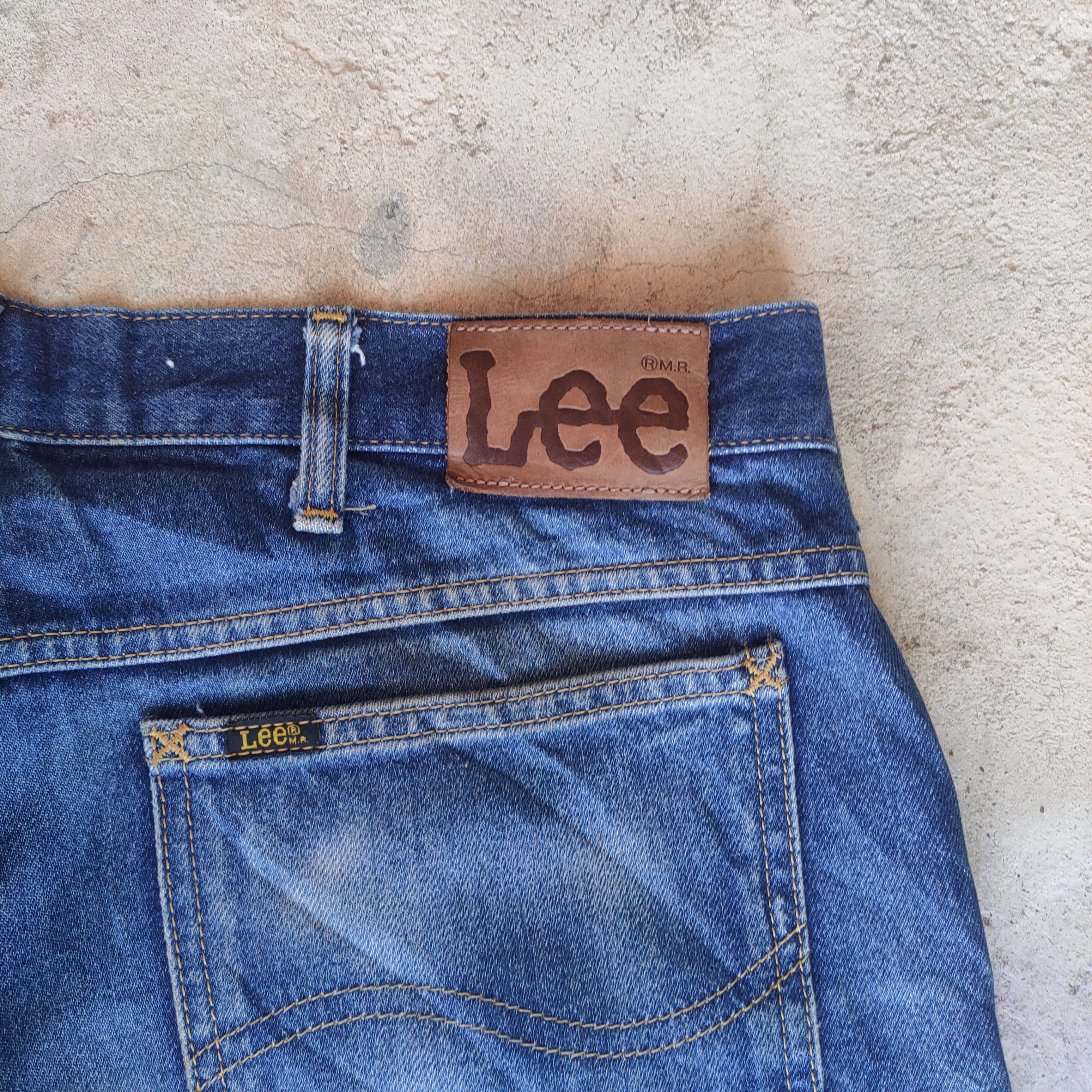 Jean × Lee W38 VINTAGE LEE FADED DISTRESSED JEAN PANTS Size US 38 / EU 54 - 12 Thumbnail