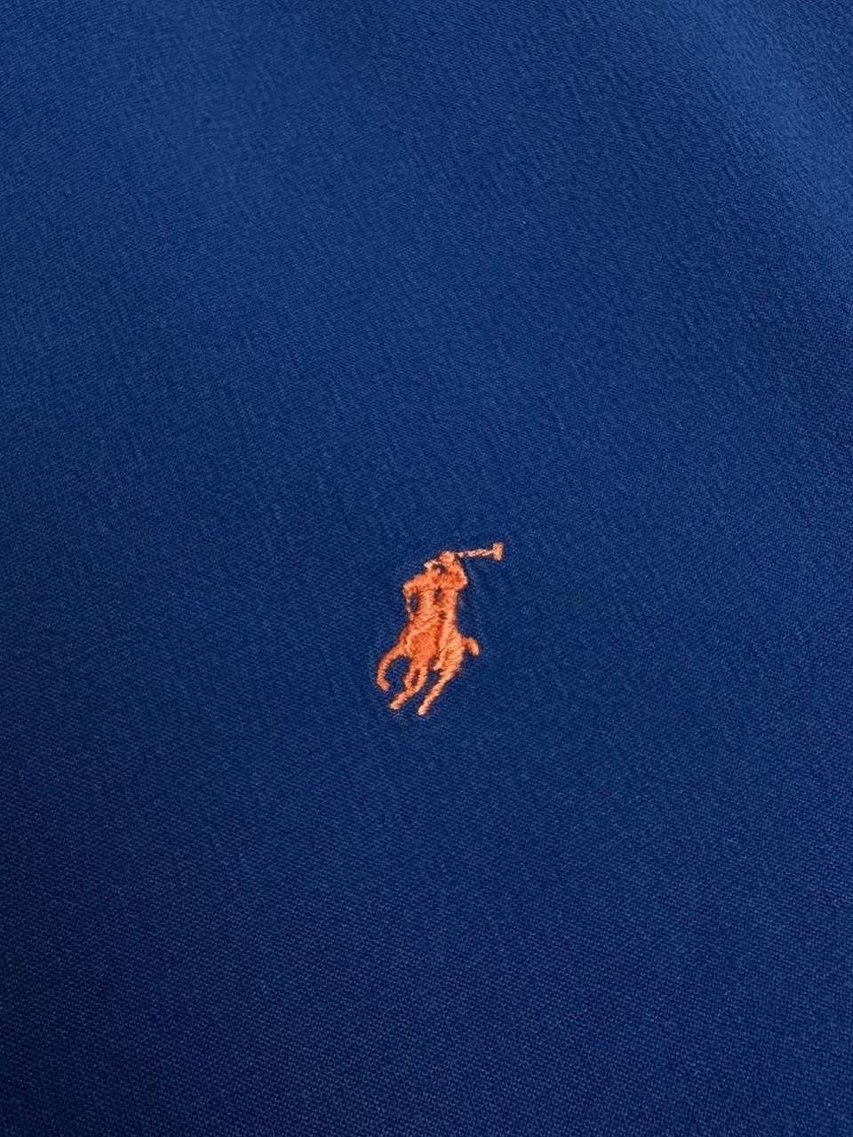 Polo Ralph Lauren Vintage Polo Ralph Lauren Blue Shirt Y2K L Rare Size US L / EU 52-54 / 3 - 3 Thumbnail