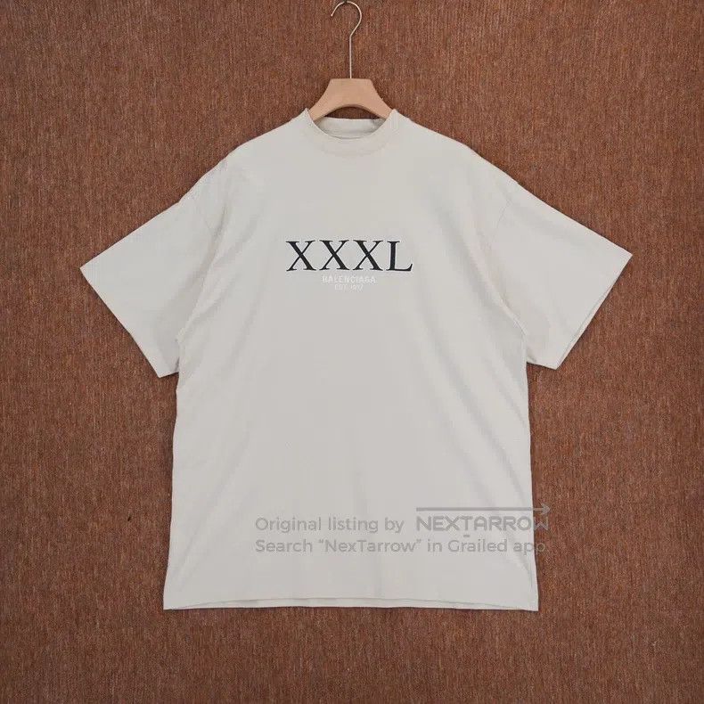 Balenciaga Balenciaga Embroidered off-white short-sleeve Size US M / EU 48-50 / 2 - 1 Thumbnail
