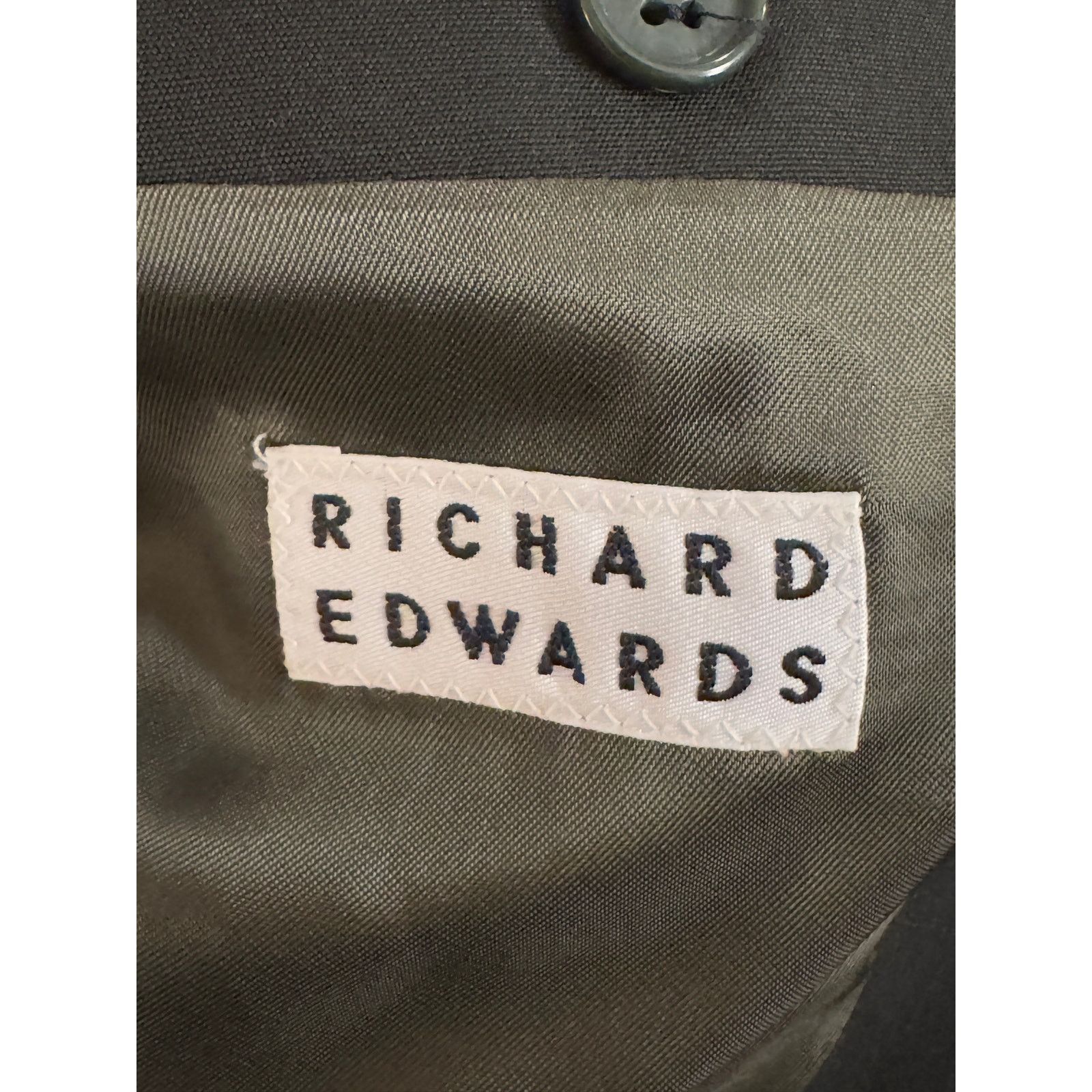 Other Richard Edwards Olive Green Wool Blazer Size 40R - 3 Thumbnail