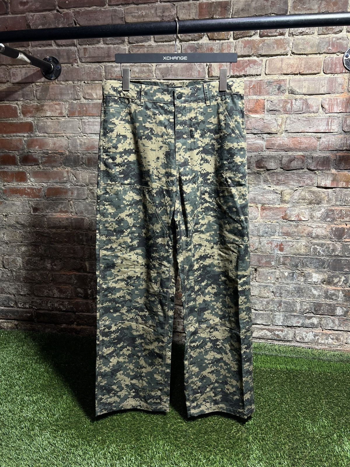 HMDD HMDD Camo Double Knee Pants Sz. M Size US 32 / EU 48 - 1 Thumbnail