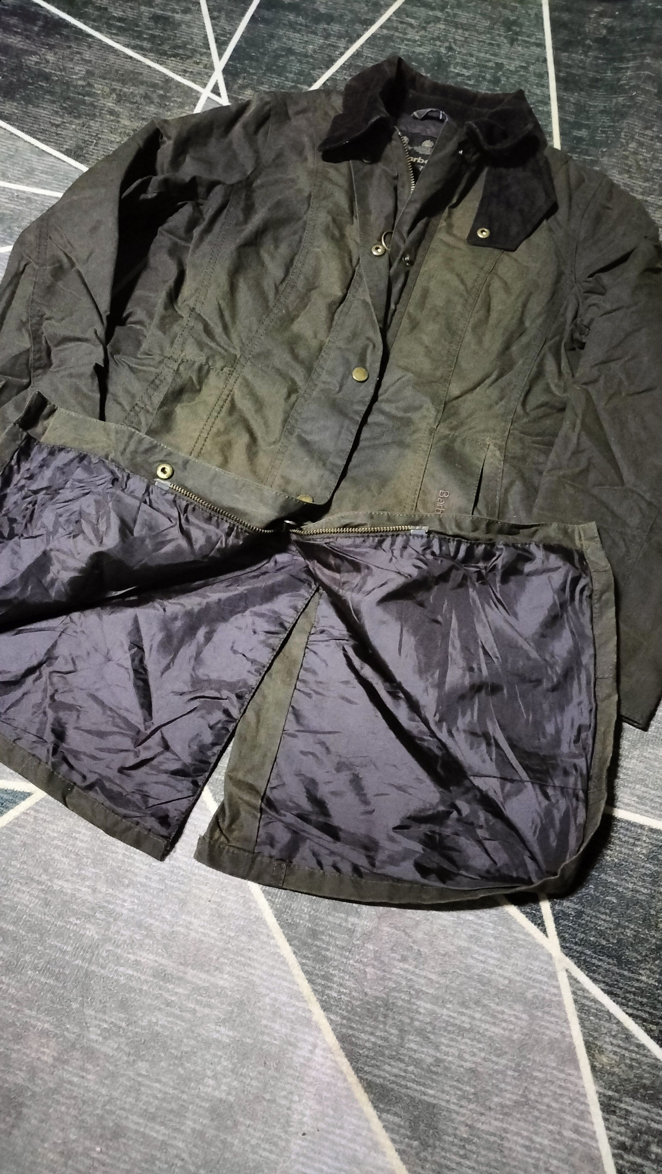 Barbour Vintage Barbour Rider Trench Coat Leather Suede Windbreaker Size S / US 4 / IT 40 - 21 Thumbnail