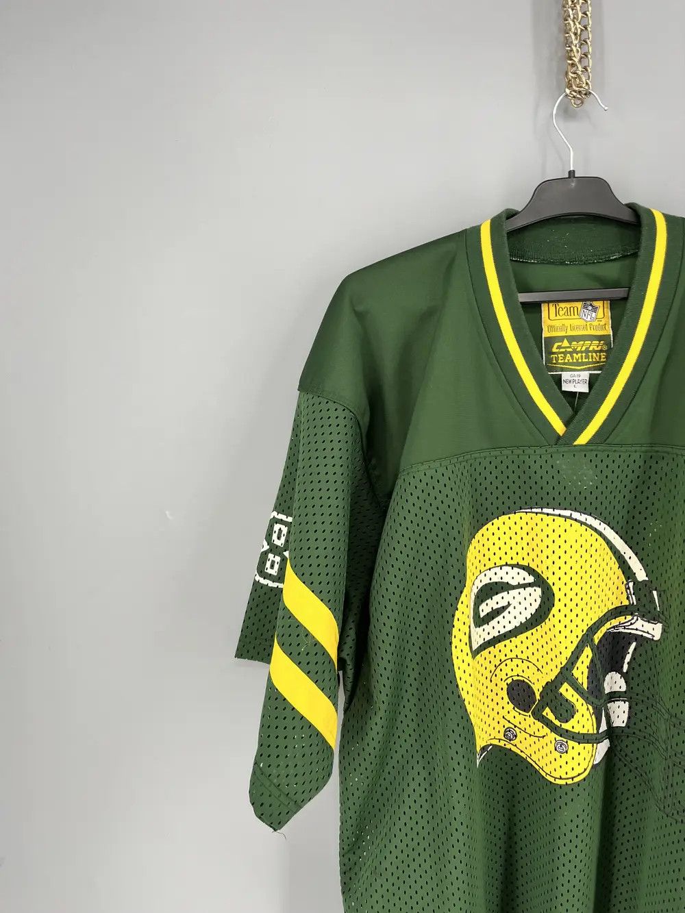NFL × Vintage 1991's GREEN BAY PACKERS CAMPRI TEAMLINE JERSEY L Size US L / EU 52-54 / 3 - 4 Thumbnail