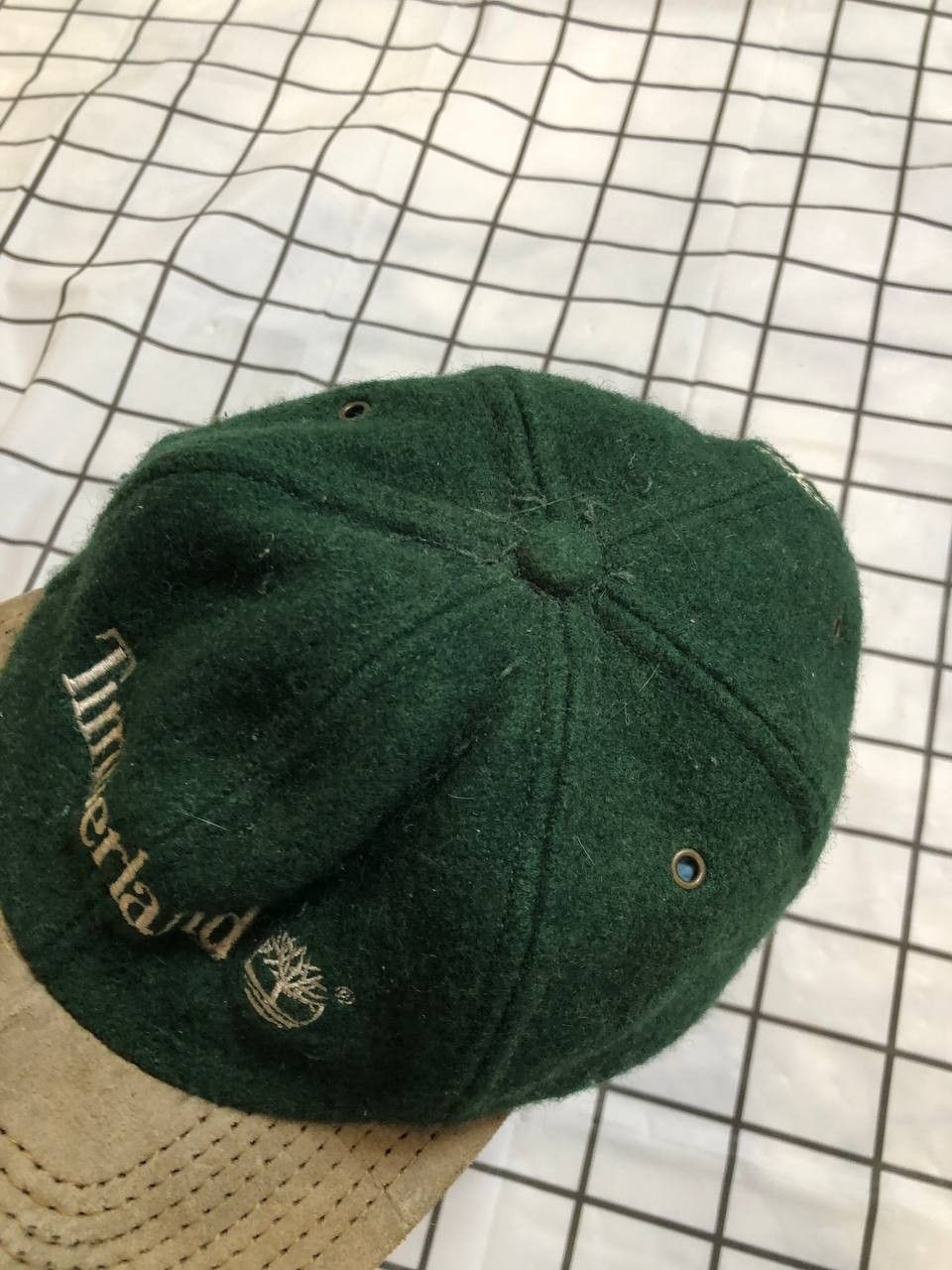 Timberland Timberland Wool Hat Embroidered Logo Leather Brim cap Size ONE SIZE - 4 Thumbnail