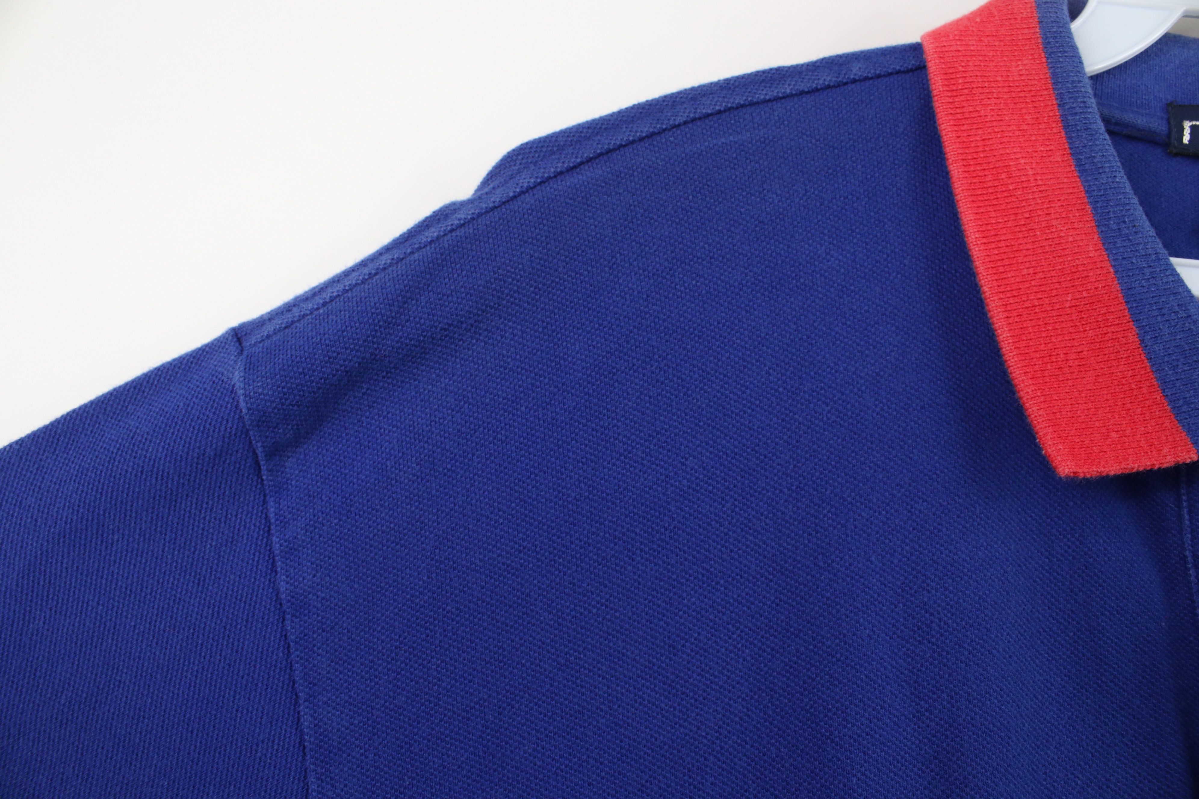 Nautica Vintage 90s Nautica Spell Out Collared Golf Polo Shirt Blue Size US M / EU 48-50 / 2 - 9 Thumbnail
