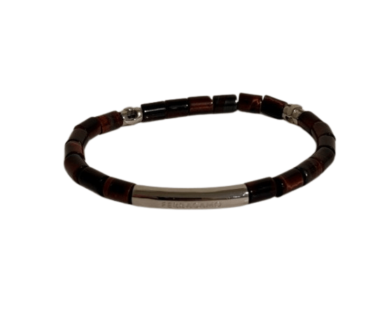 Salvatore Ferragamo o1s1rm0526 Size : OS / Bracelet in Brown/Silver Size ONE SIZE - 1 Preview