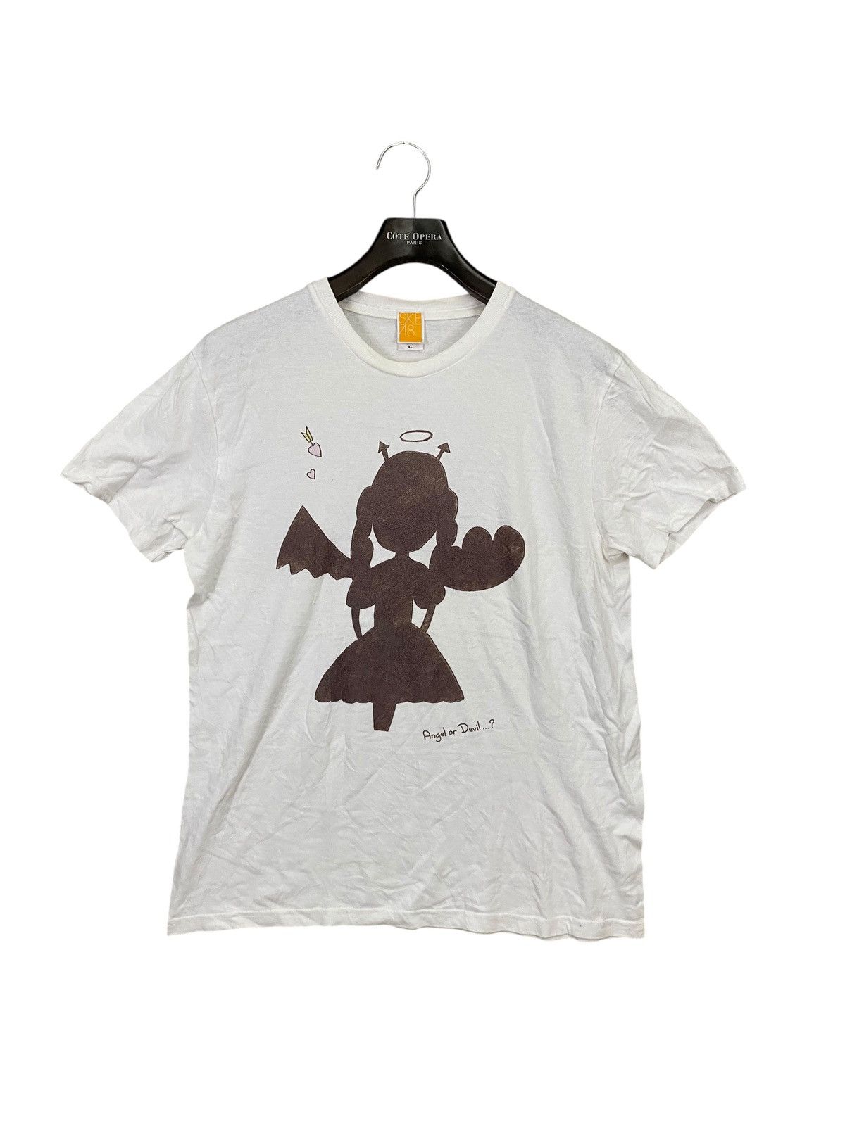 Anime × Japanese Brand × Vintage Vintage japanase anime sk48 angel or devil tshirt Size US XL / EU 56 / 4 - 1 Thumbnail