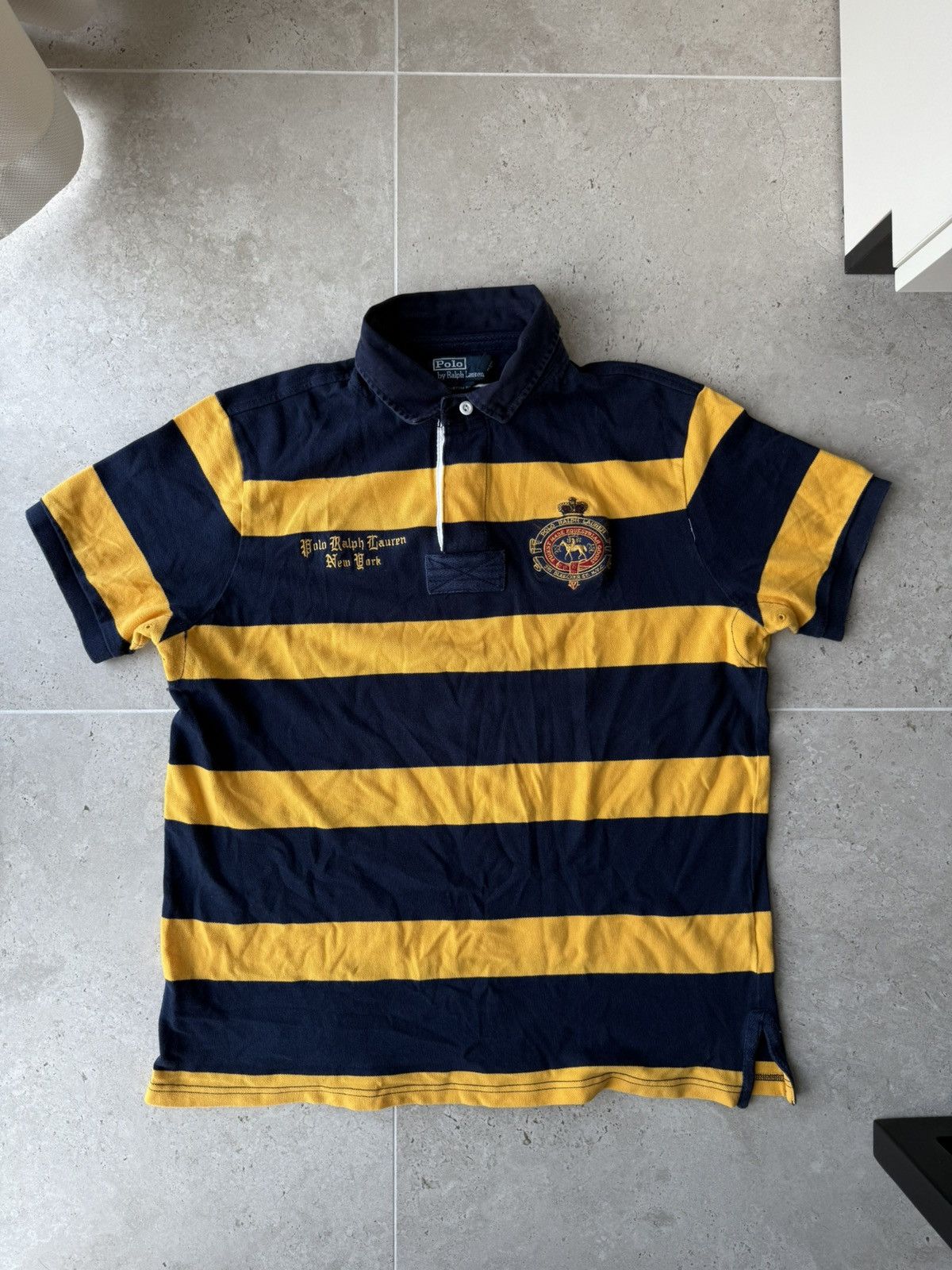 Polo Ralph Lauren Vintage Polo Ralph Lauren New York Polo Shirt Size US XL / EU 56 / 4 - 1 Thumbnail