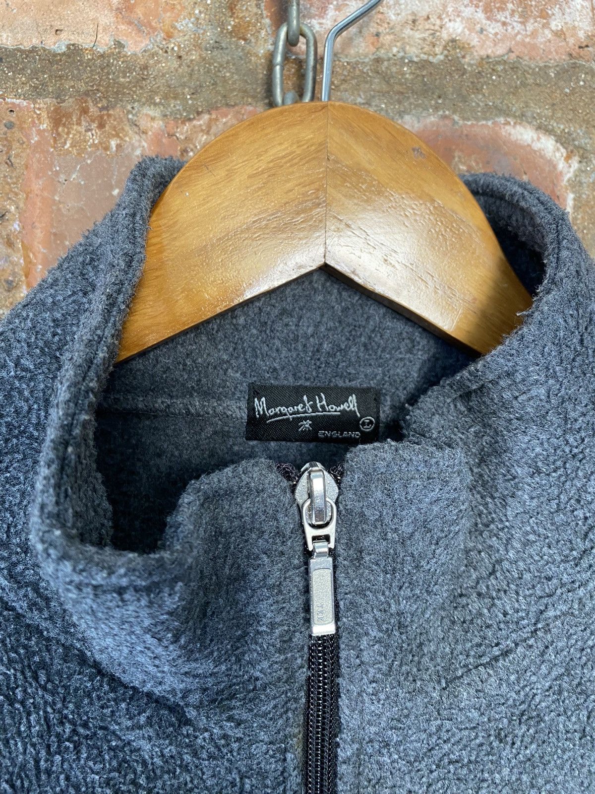Margaret Howell 1990s Margaret Howell Fleece single zipper Size US L / EU 52-54 / 3 - 10 Thumbnail