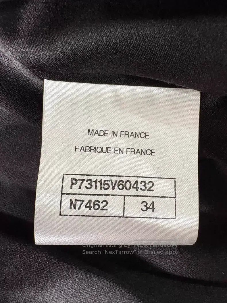 Chanel Chanel 22A black double C diamond buckle fine flash soft t Size XXS / US 00 / IT 34 - 7 Thumbnail