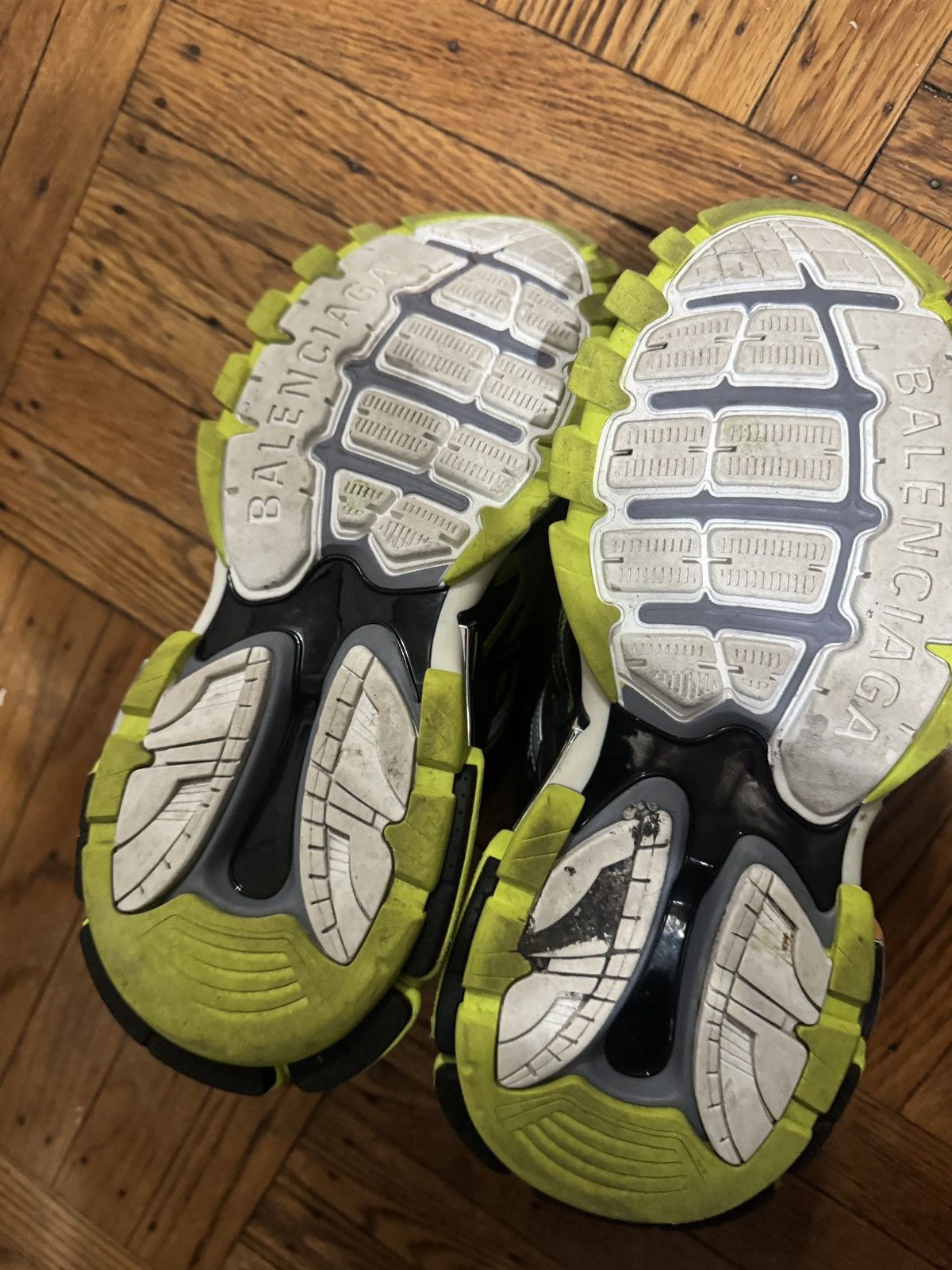 Balenciaga balenciaga track2 black and green Size US 9 / EU 42 - 6 Thumbnail