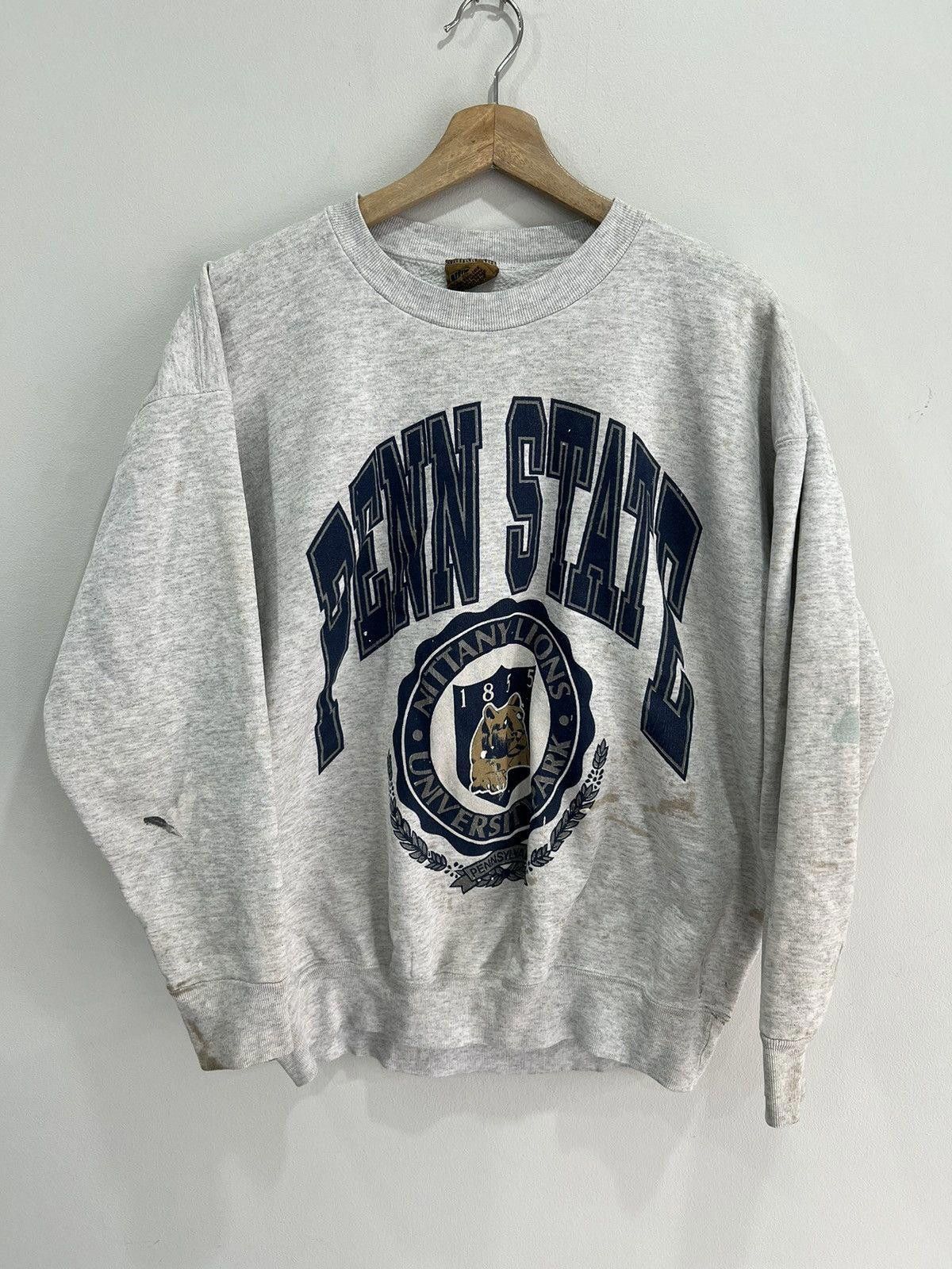 Vintage Vintage Penn State Thrashed Sweater sweatshirt Size US XL / EU 56 / 4 - 1 Thumbnail
