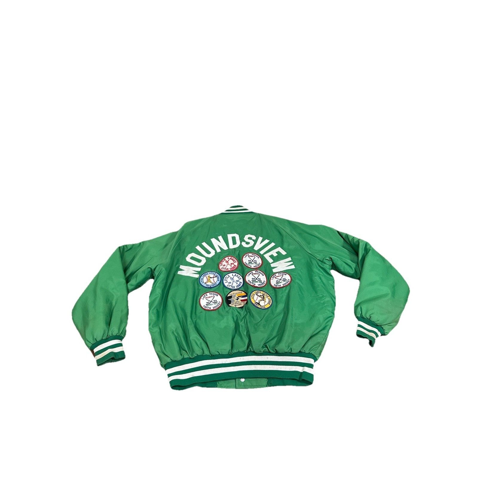 Vintage Vintage Moundsview Little League Baseball Hockey Varsity Bom Size US L / EU 52-54 / 3 - 3 Thumbnail