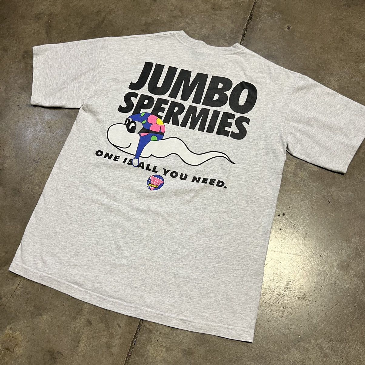 Vintage Vintage 90s Jumbo Spermies Adult Humor Graphic Tee USA Size US XL / EU 56 / 4 - 2 Thumbnail