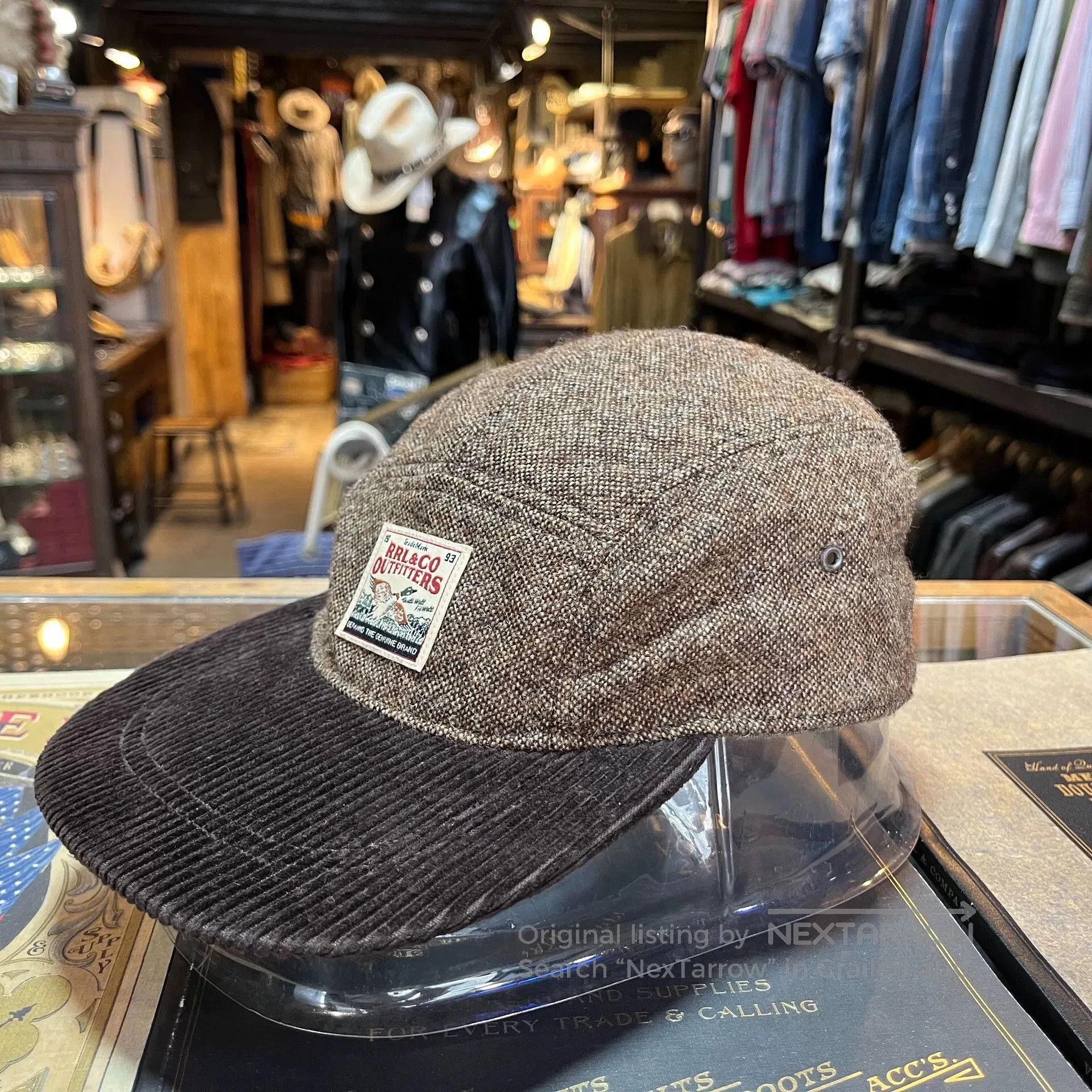 RRL Ralph Lauren brown corduroy duckbill cap by RRL. Size ONE SIZE - 3 Thumbnail